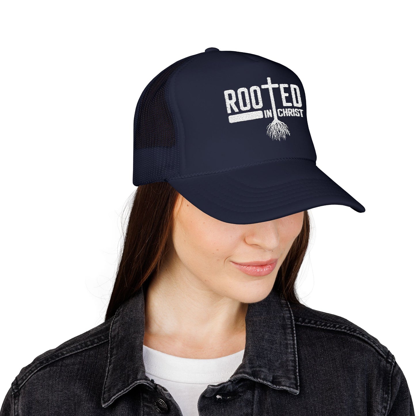 Rooted in Christ Trucker Hat
