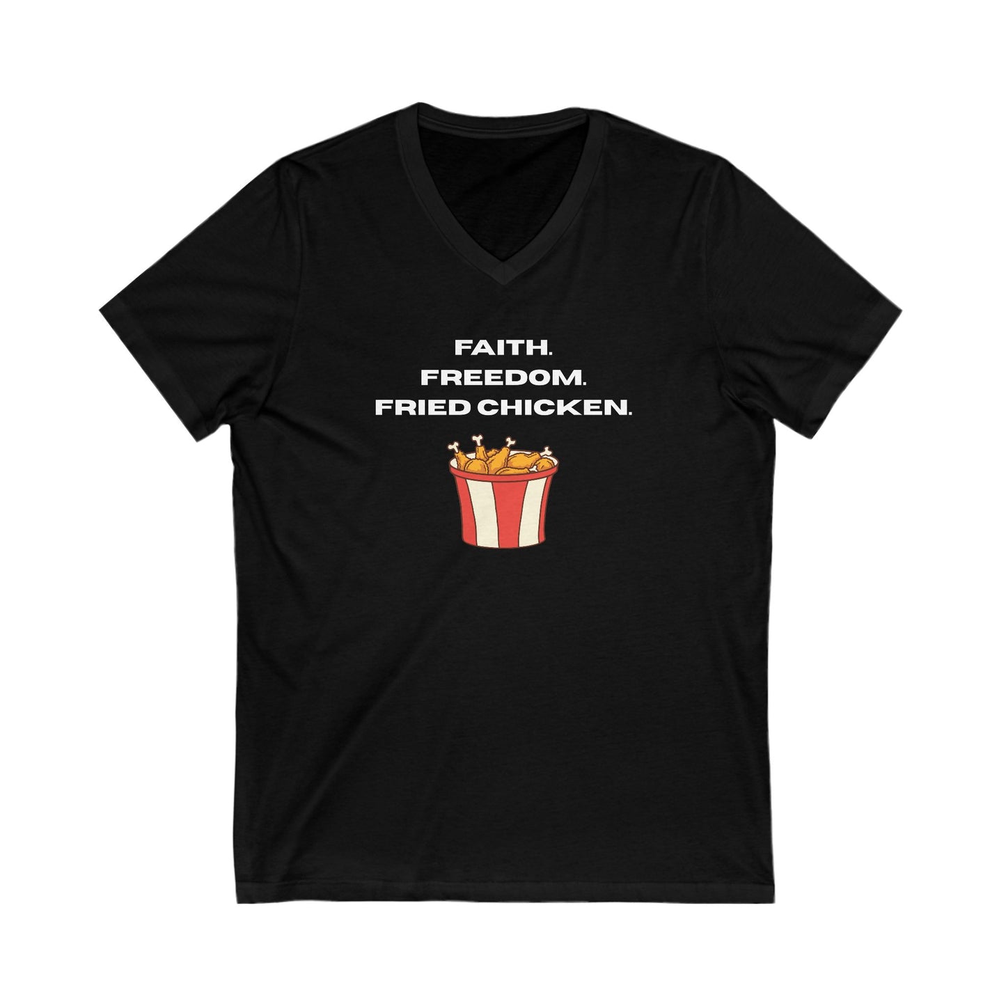 Faith, Freedom, Fried Chicken V-Neck