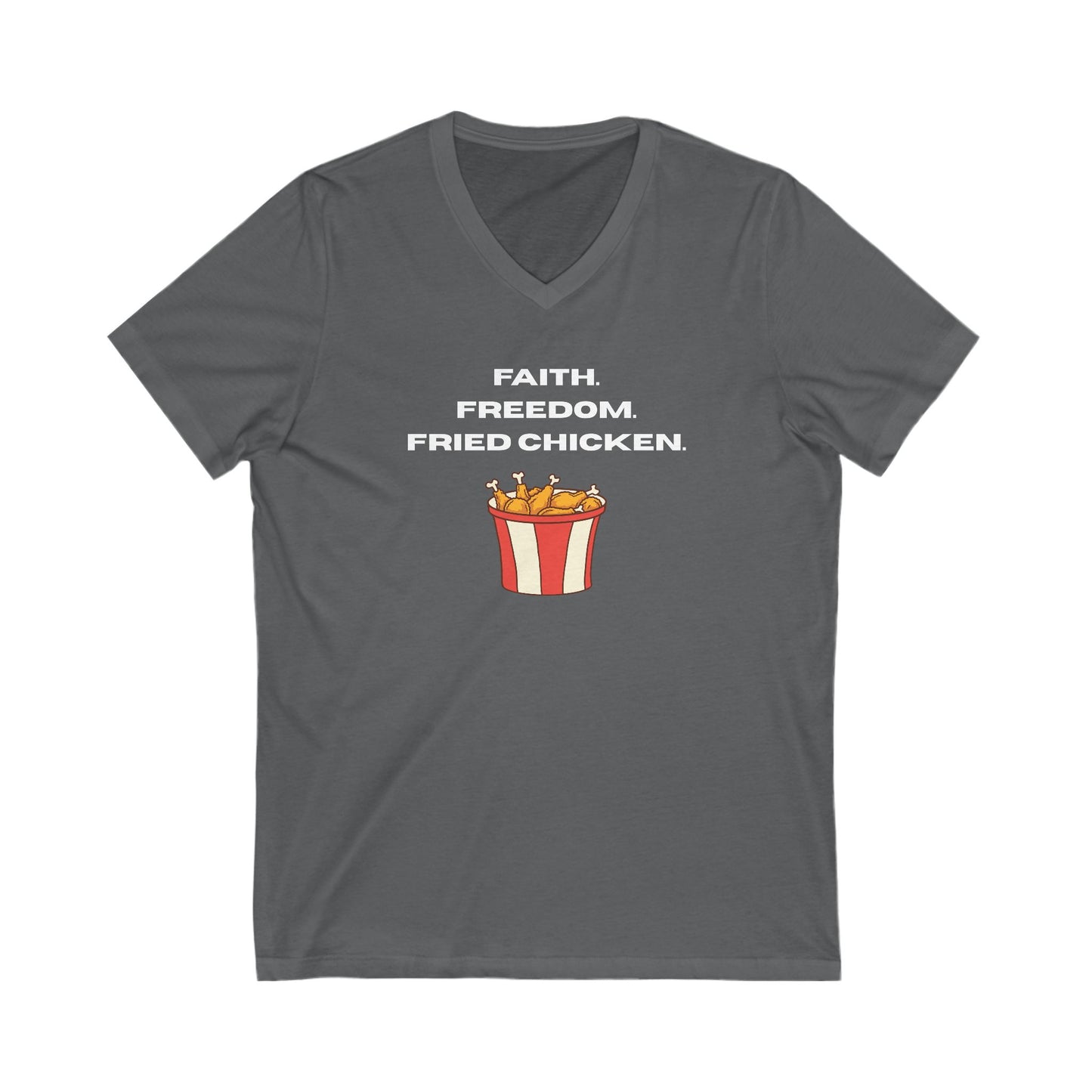 Faith, Freedom, Fried Chicken V-Neck