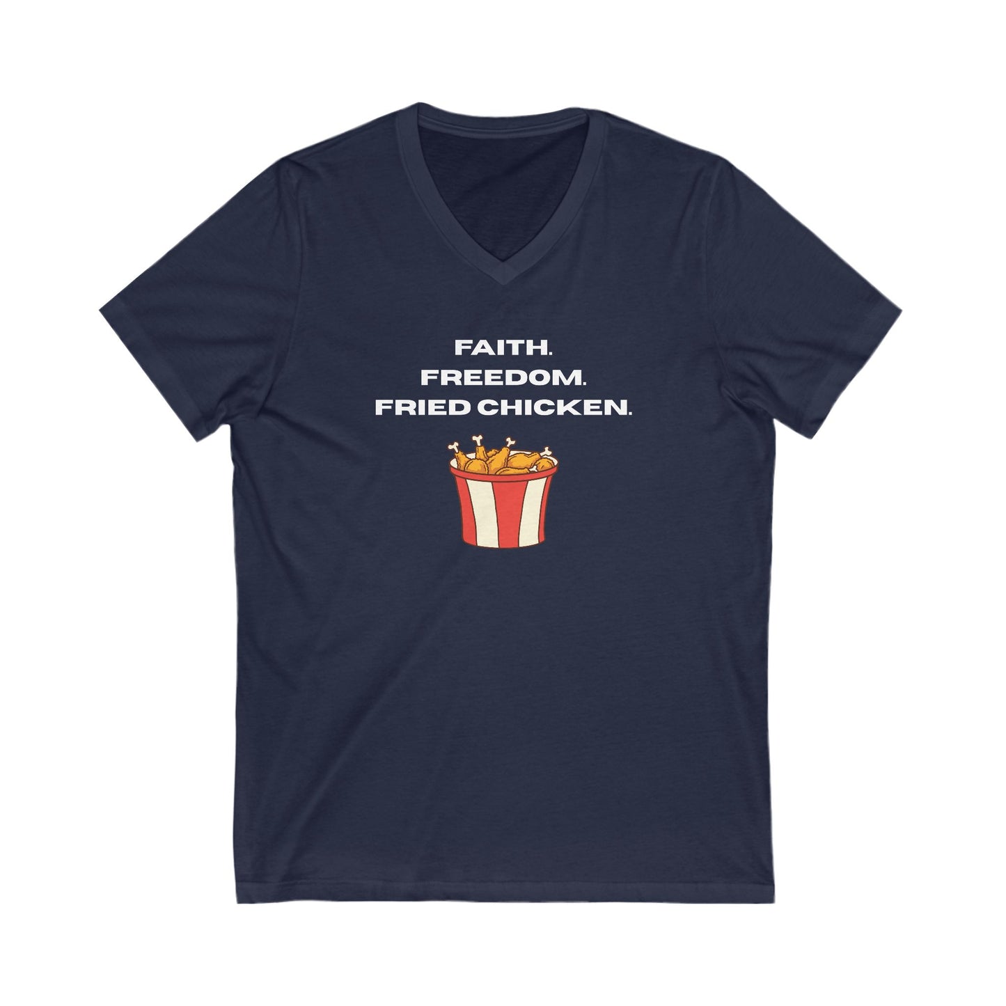 Faith, Freedom, Fried Chicken V-Neck