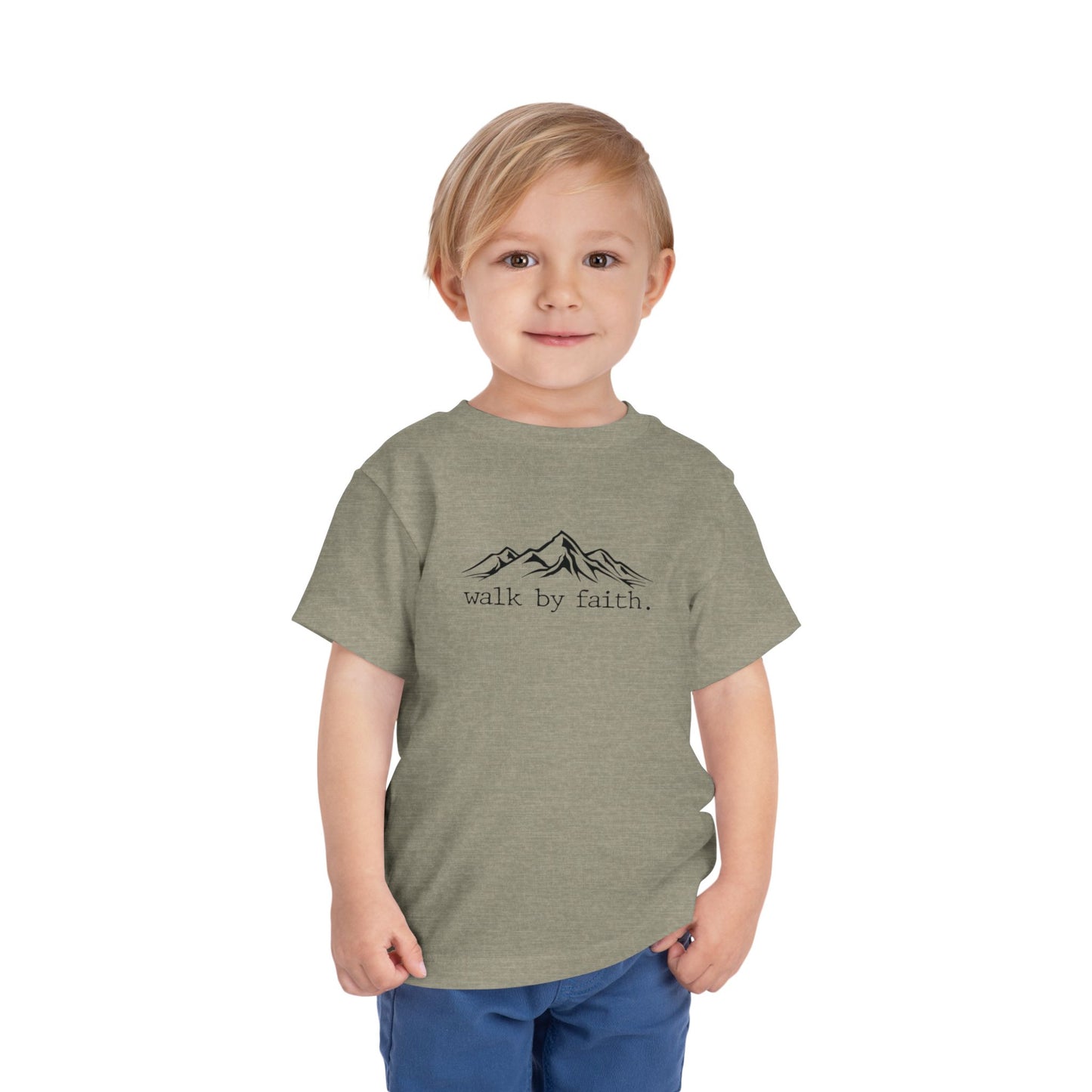 Walk by Faith Toddler Tee
