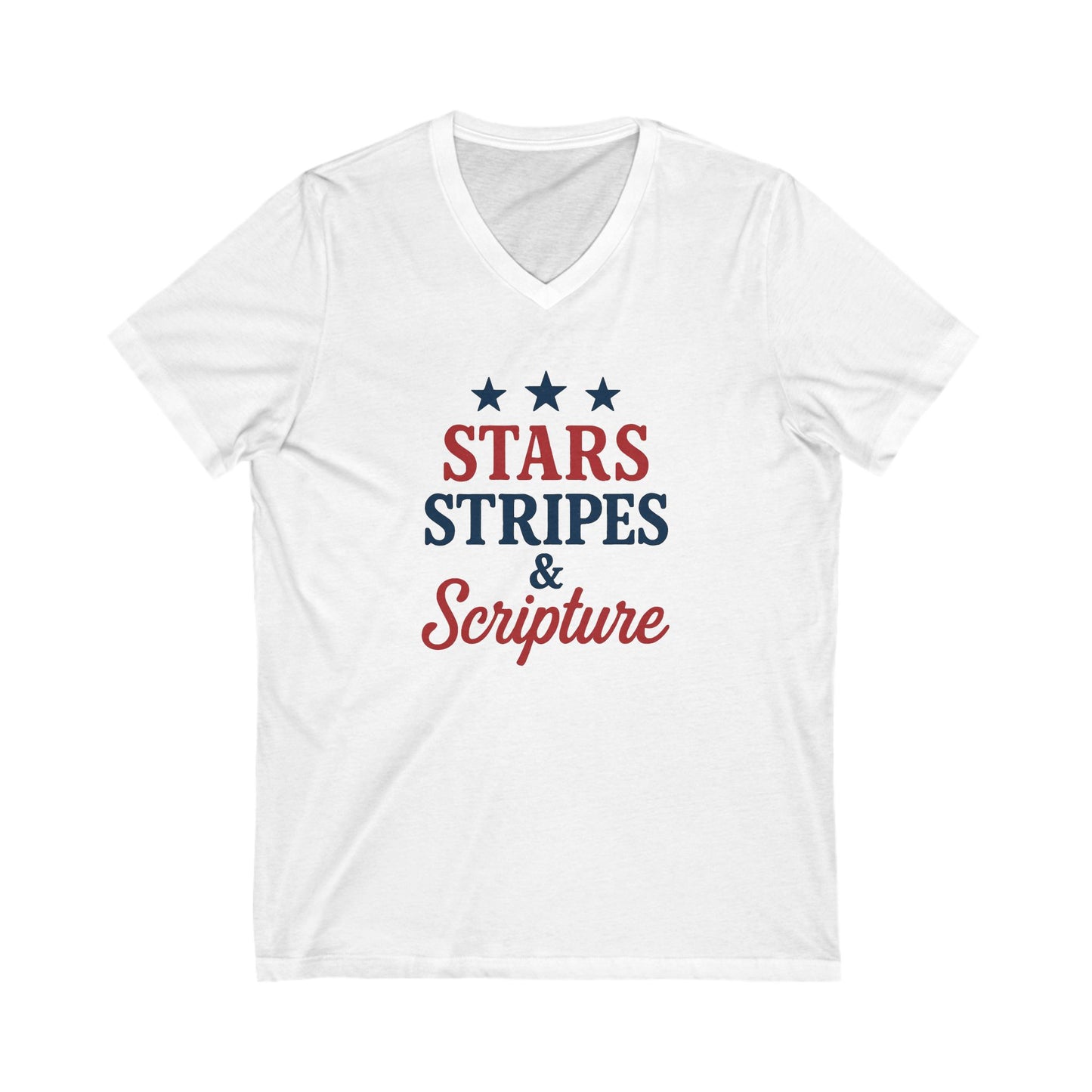 Stars, Stripes & Scripture V-Neck