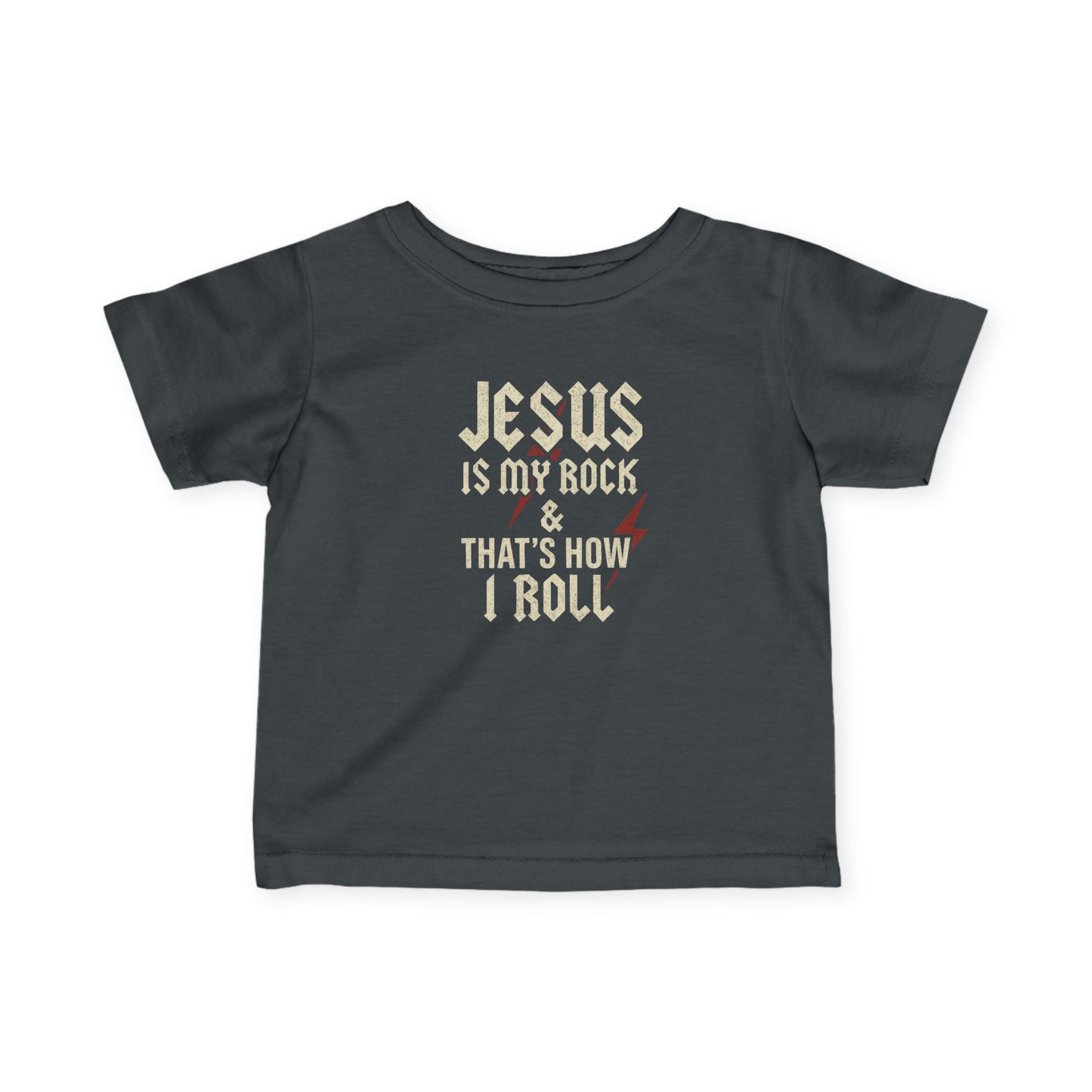 Jesus is My Rock Baby Tee