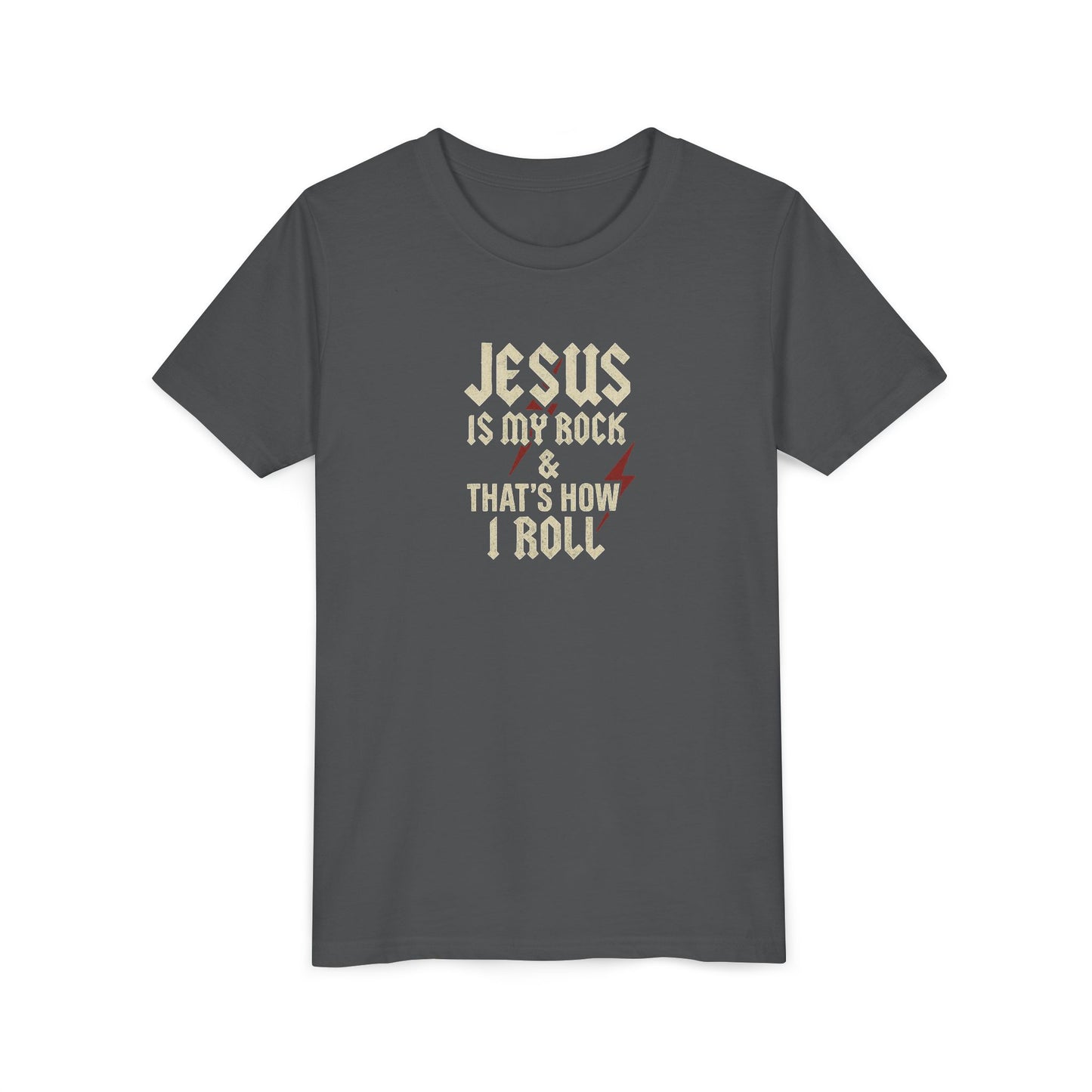 Jesus Is My Rock Youth Tee
