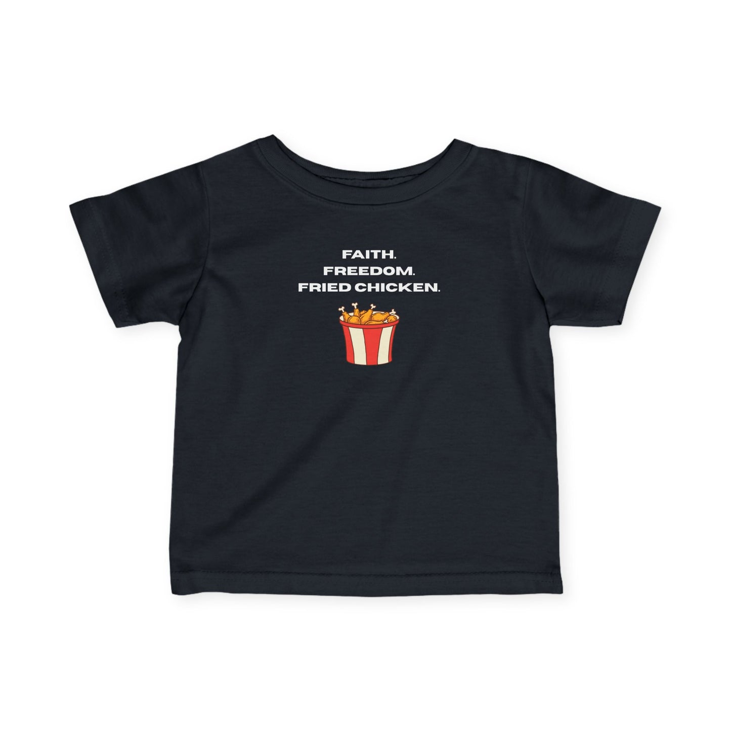 Faith, Freedom, Fried Chicken Baby Tee