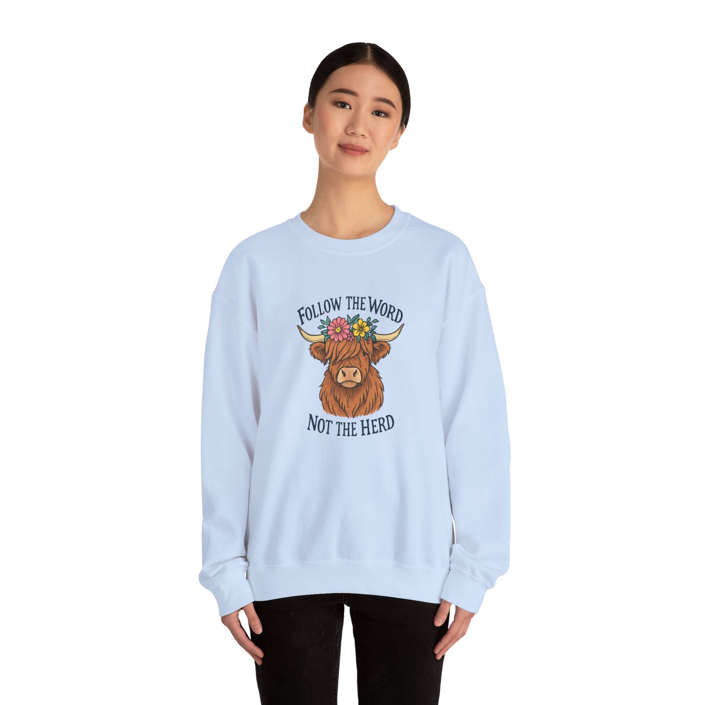Follow the Word Not the Herd Crewneck Sweatshirt