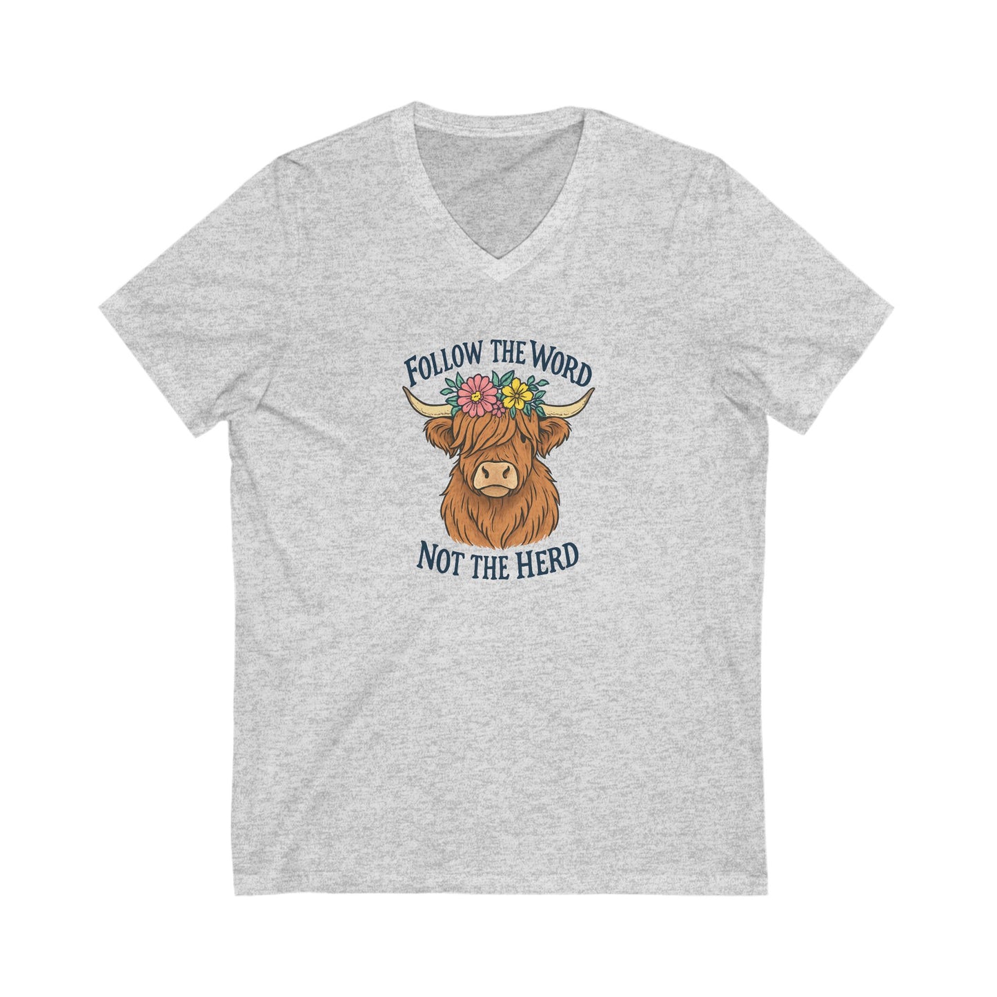 Follow the Word Not the Herd V-Neck
