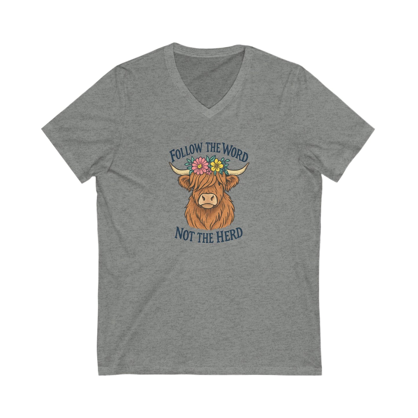 Follow the Word Not the Herd V-Neck