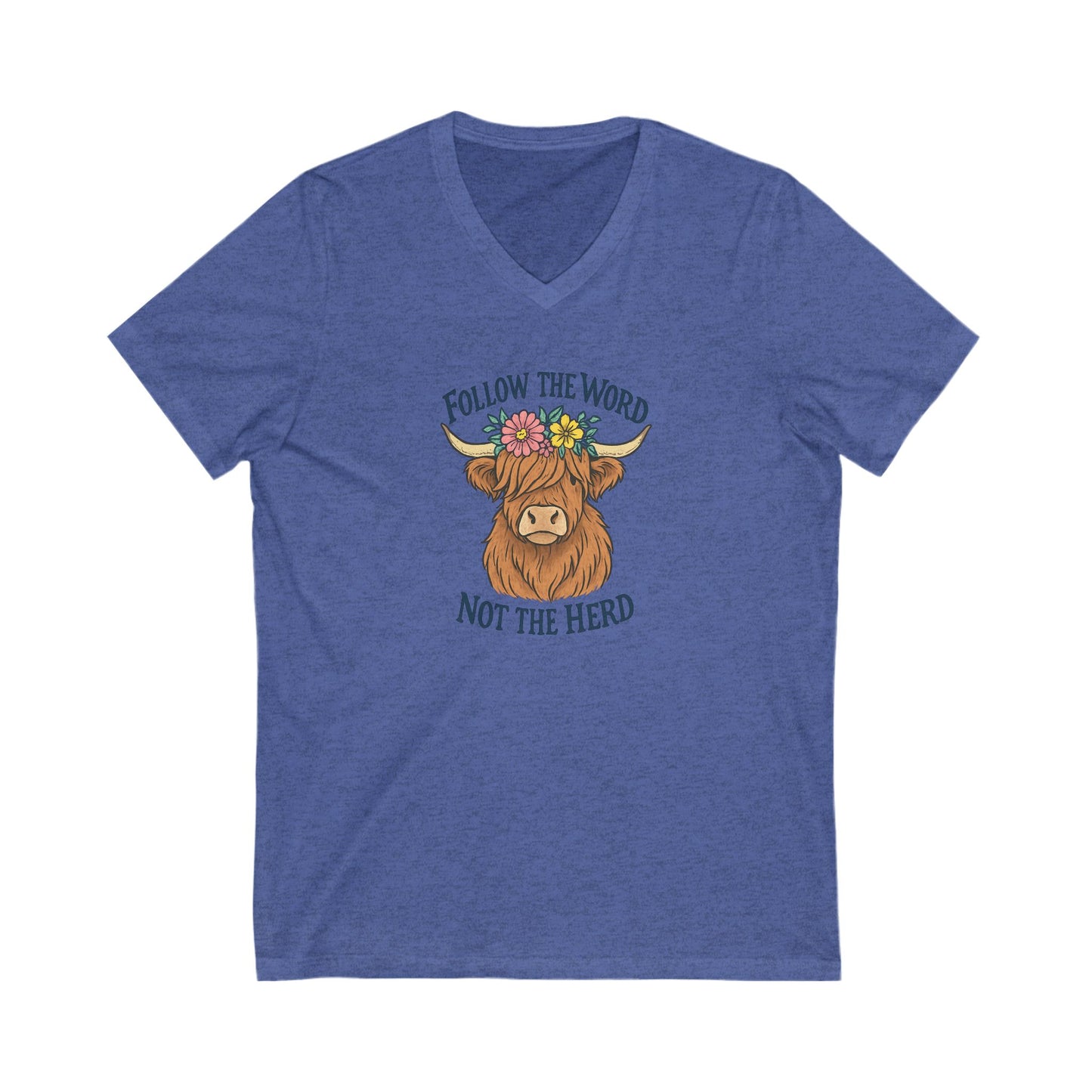 Follow the Word Not the Herd V-Neck