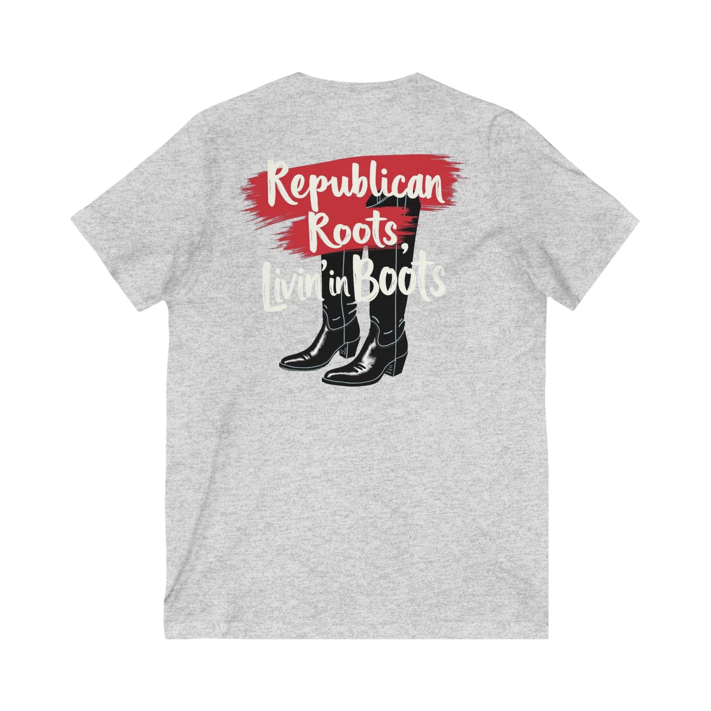 Republican Roots V-Neck Tee