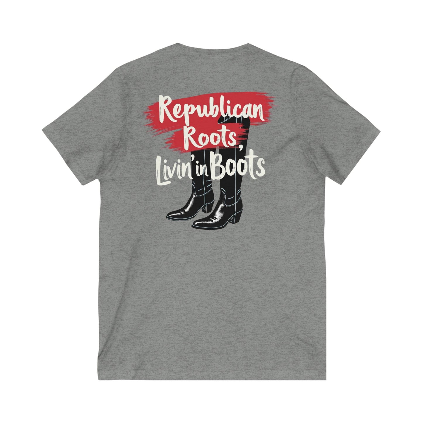 Republican Roots V-Neck Tee