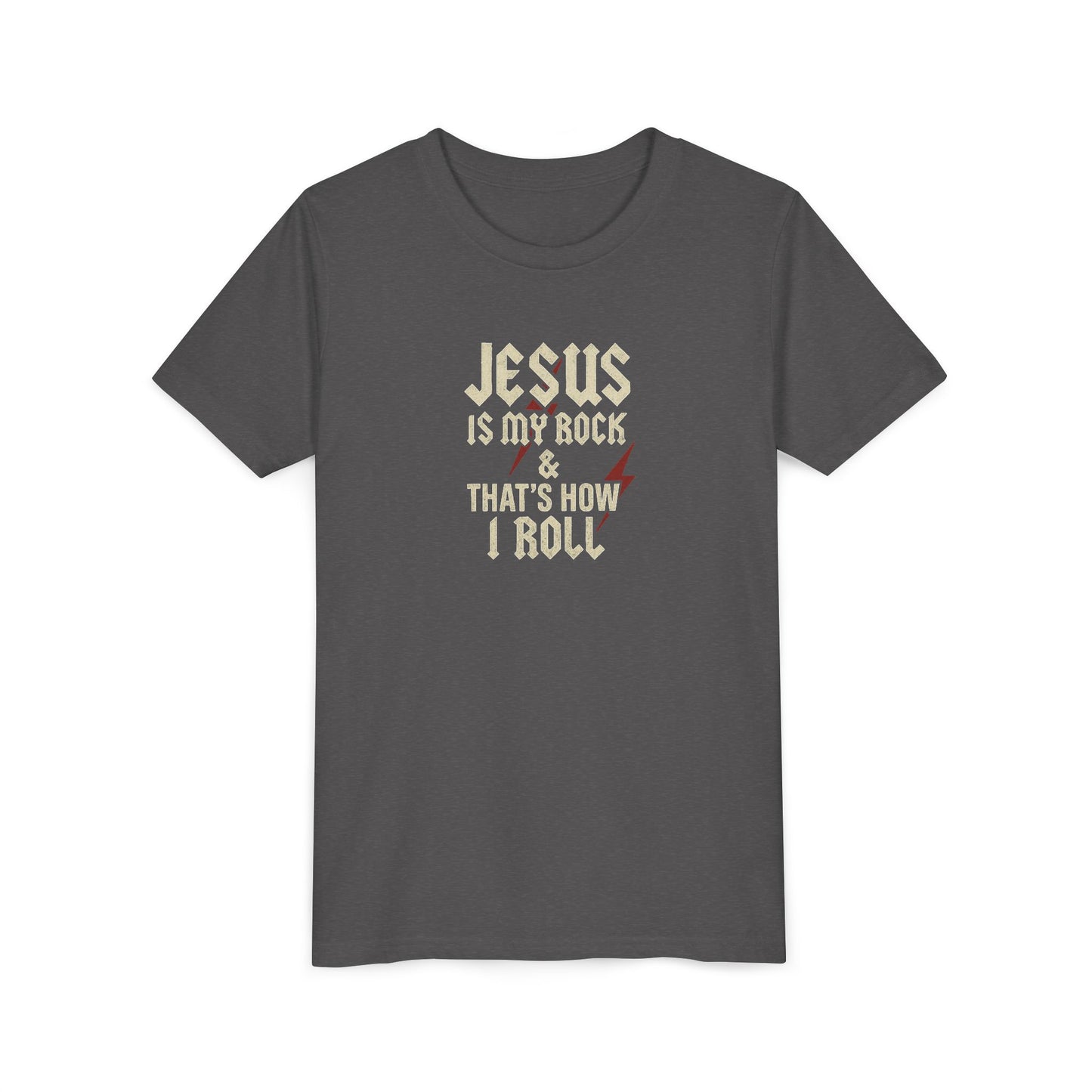 Jesus Is My Rock Youth Tee