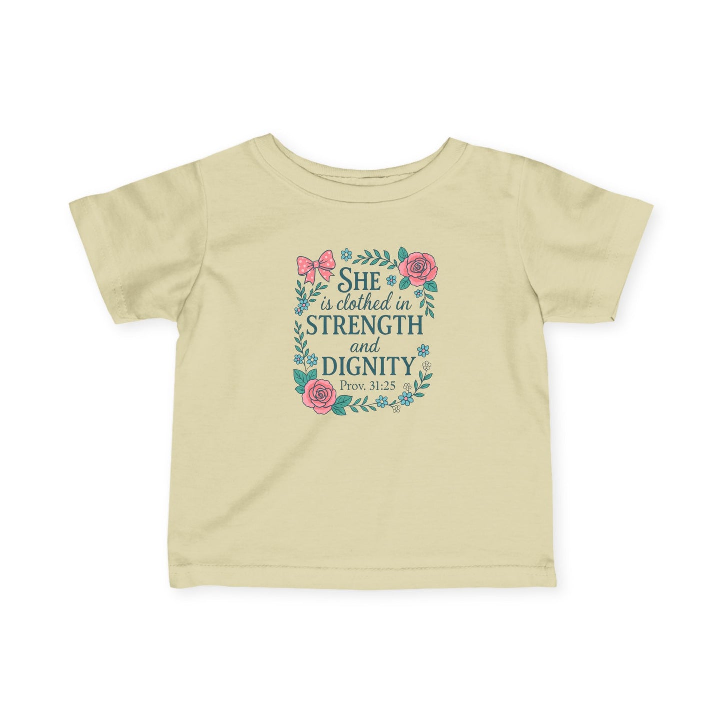 Proverbs 31:25 Baby Tee