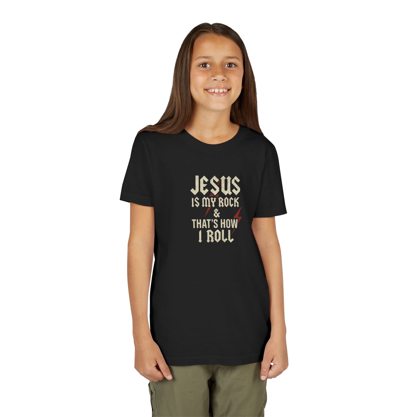 Jesus Is My Rock Youth Tee