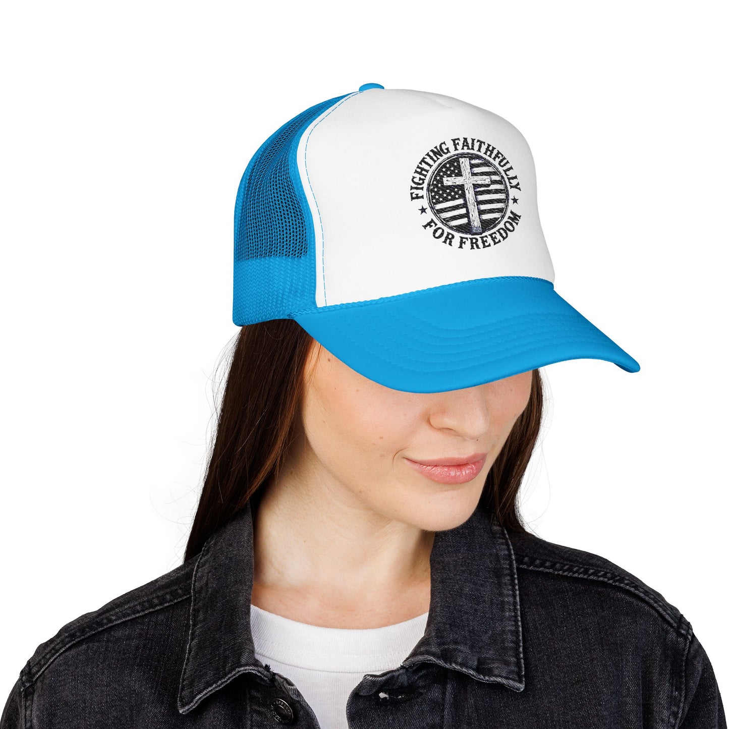 Fighting Faithfully Trucker Hat