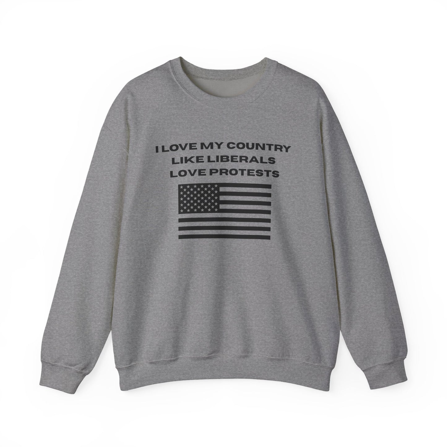 I Love My Country Crewneck Sweatshirt