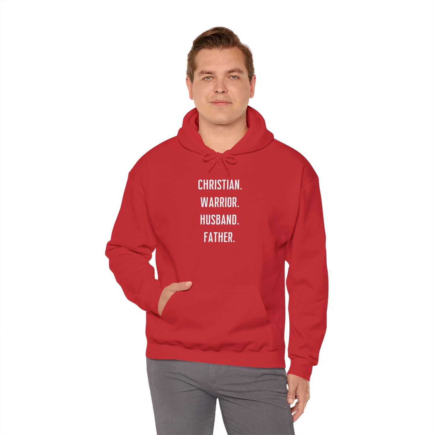 Christian Warrior Husband Father Hoodie