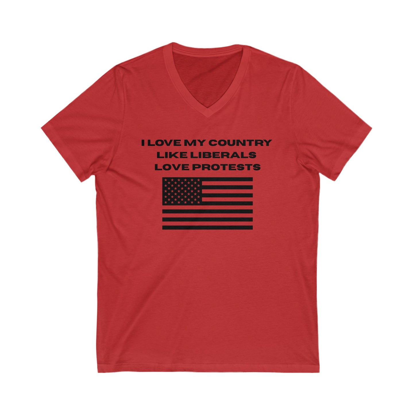 I Love My Country V-Neck