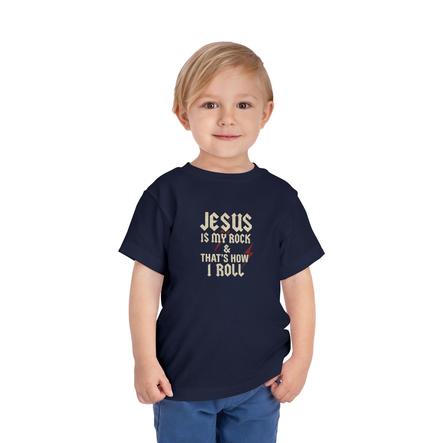 Jesus Is My Rock Toddler Tee