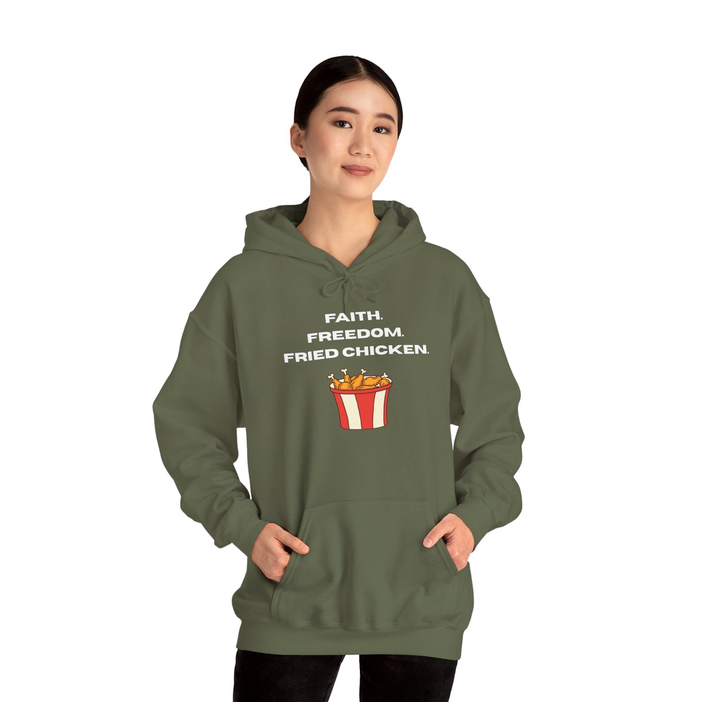Faith, Freedom, Fried Chicken Hoodie