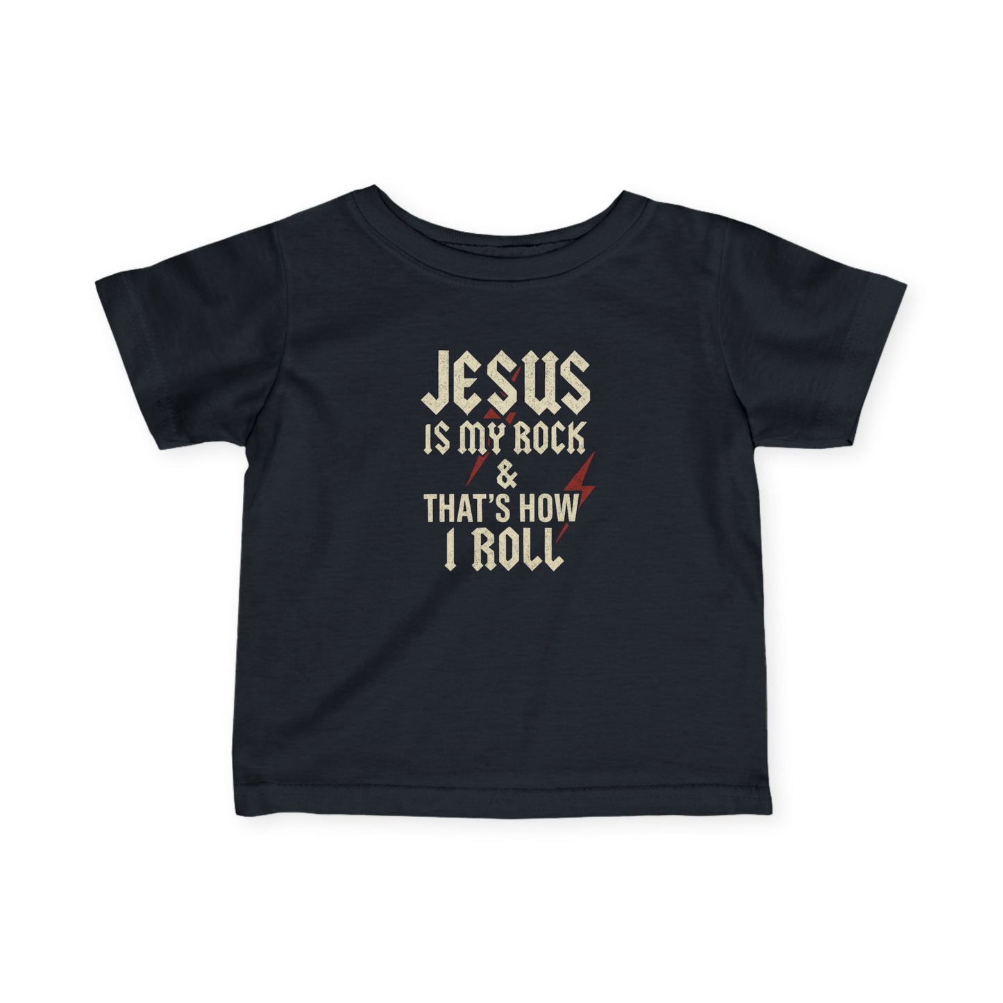 Jesus is My Rock Baby Tee