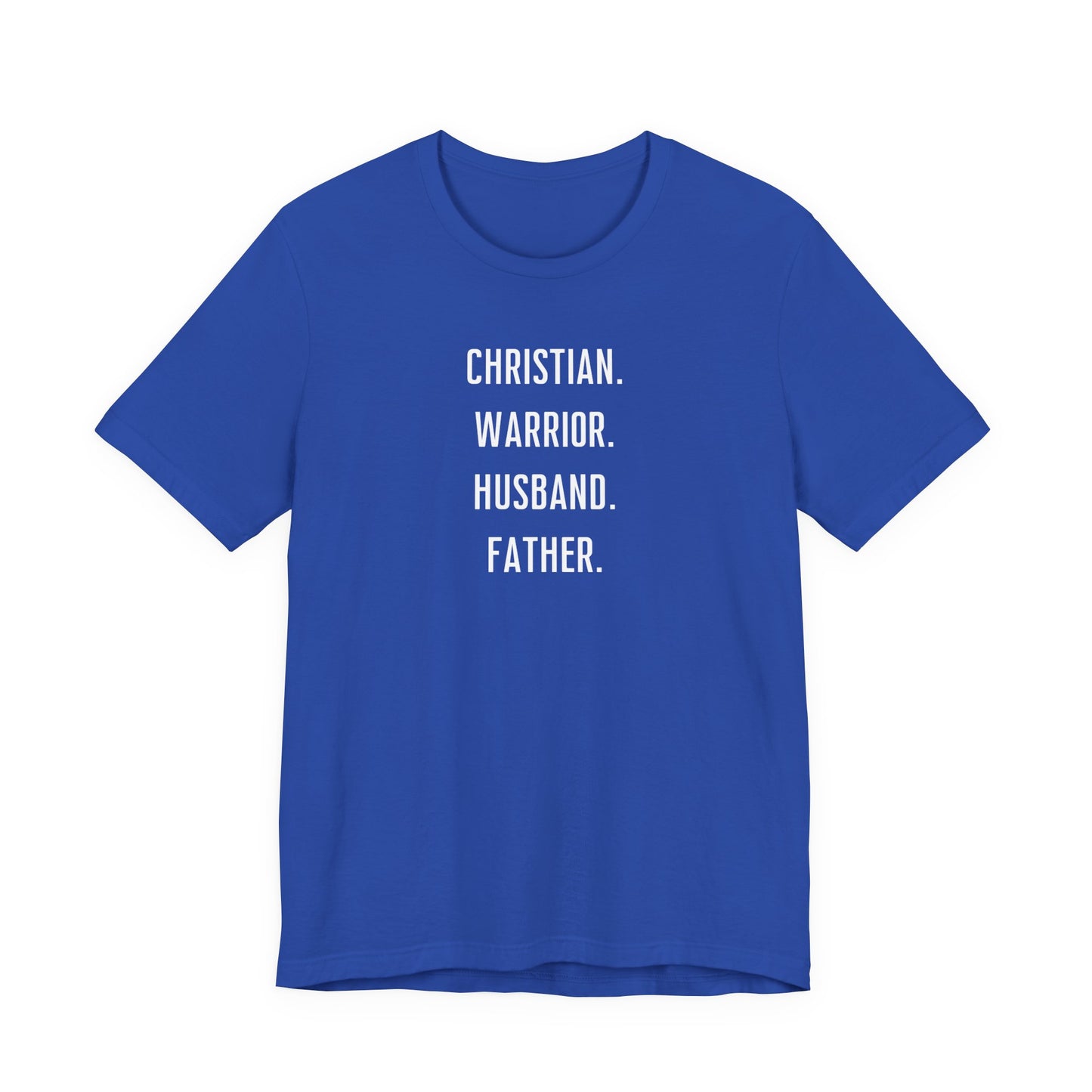 Christian Warrior Husband Father Tee