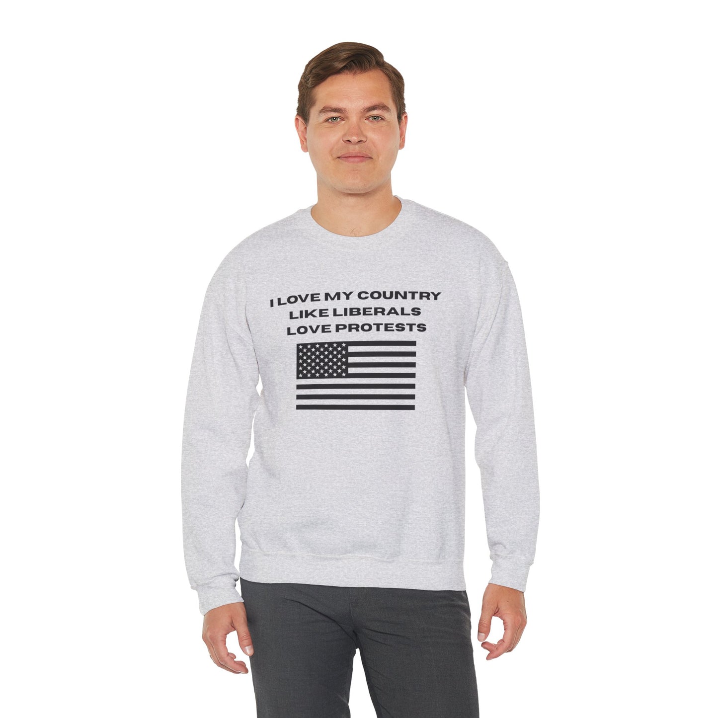 I Love My Country Crewneck Sweatshirt