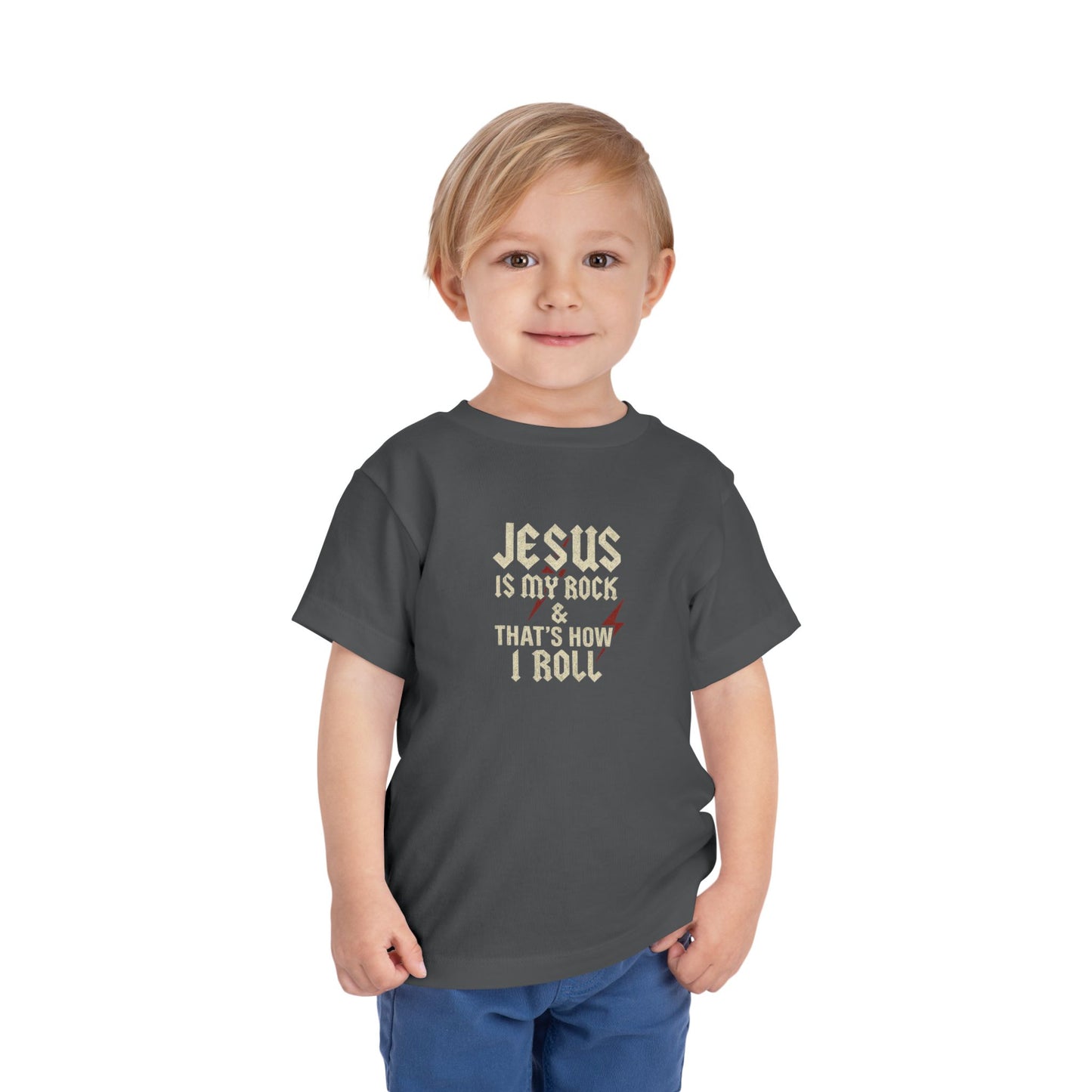 Jesus Is My Rock Toddler Tee