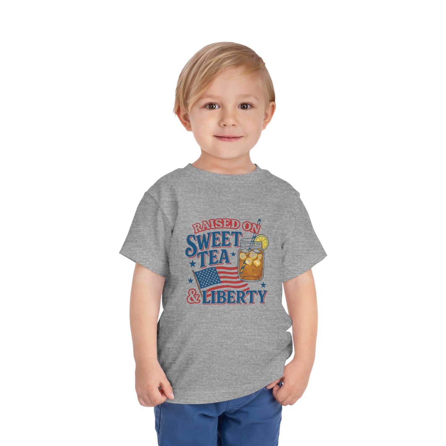 Sweet Tea & Liberty Toddler Tee