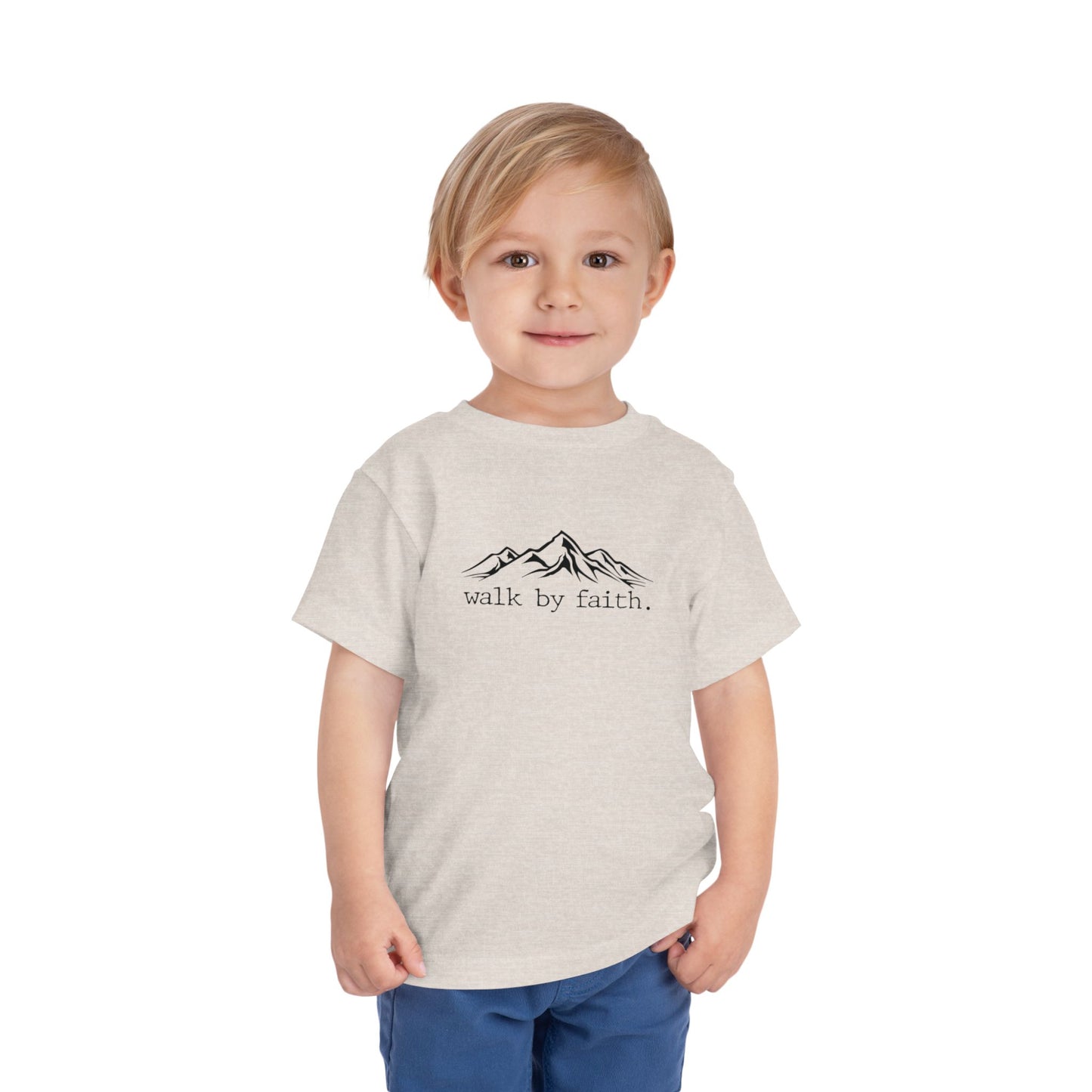 Walk by Faith Toddler Tee