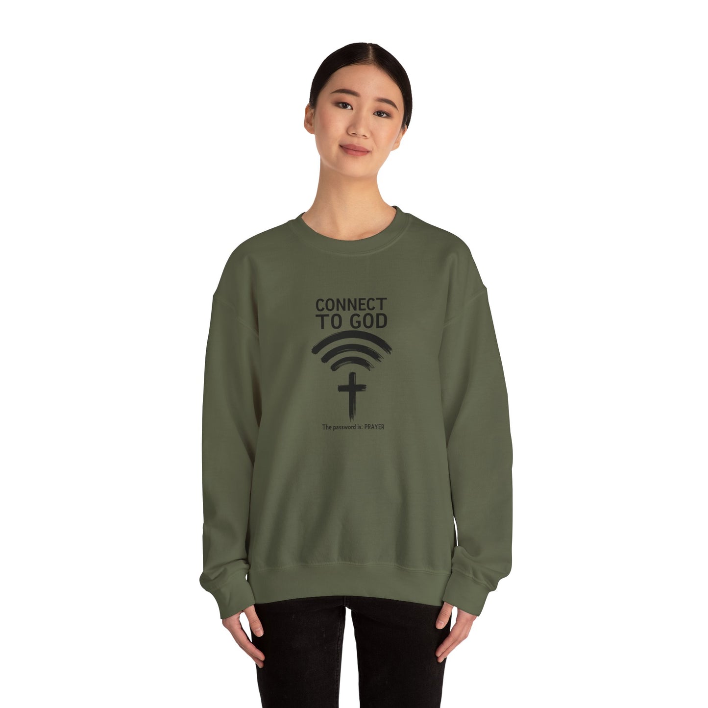 Connect to God Crewneck Sweatshirt