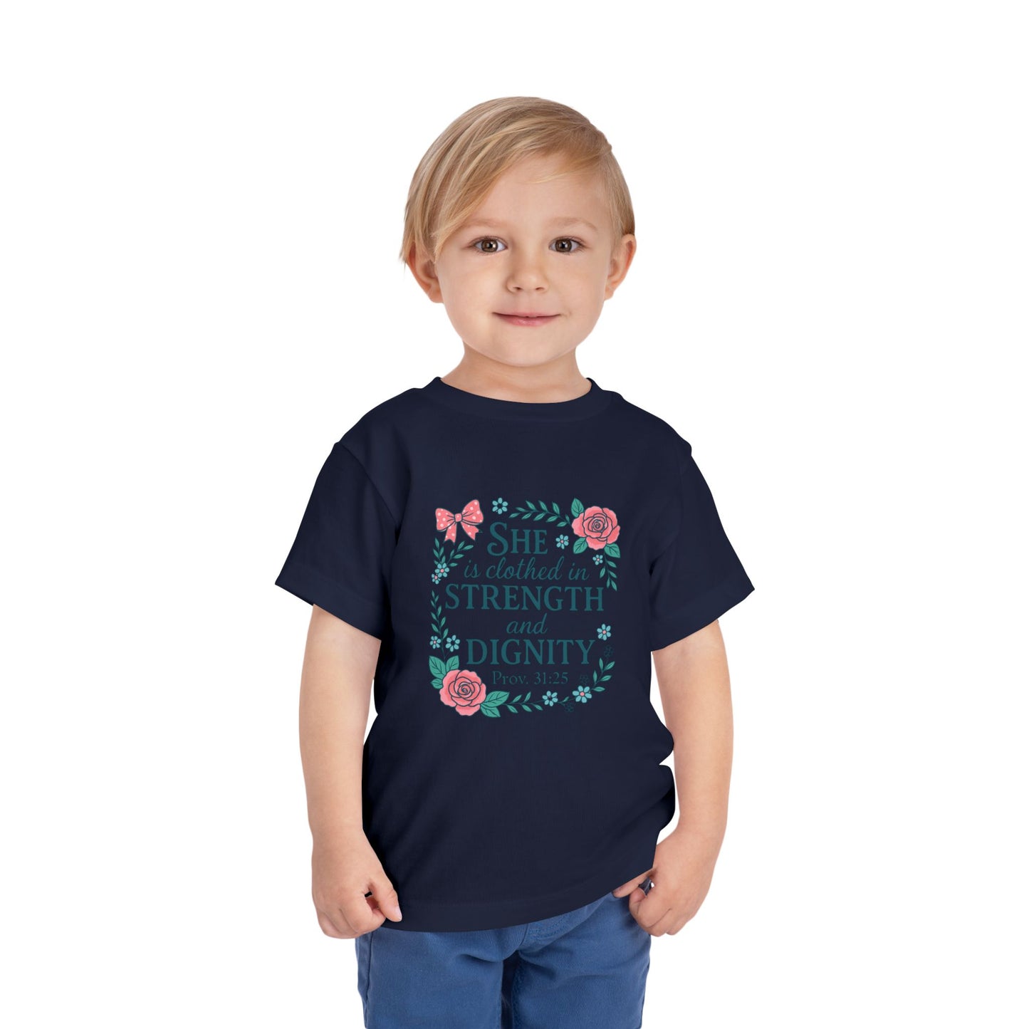 Proverbs 31:25 Toddler Tee
