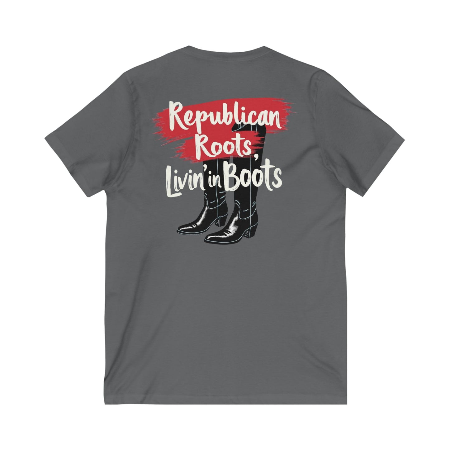 Republican Roots V-Neck Tee