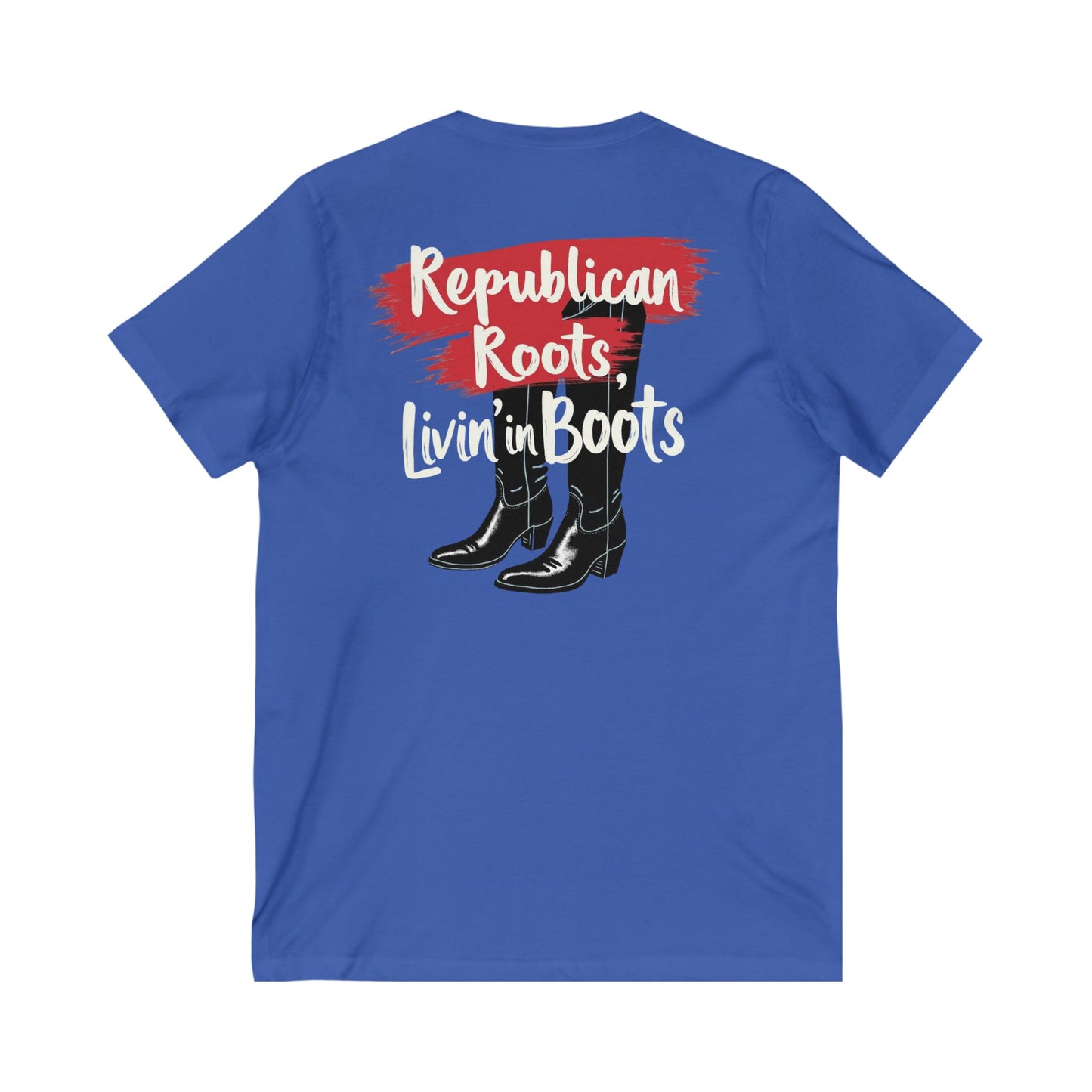 Republican Roots V-Neck Tee
