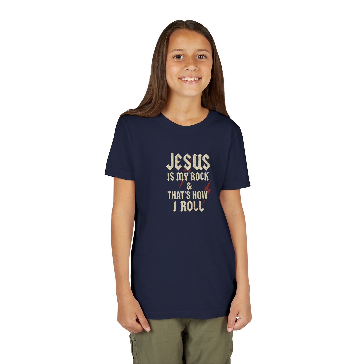 Jesus Is My Rock Youth Tee