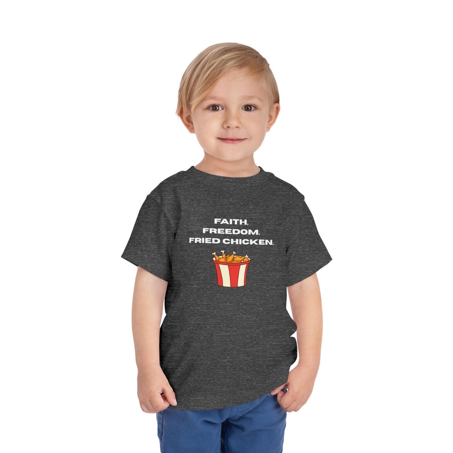 Faith, Freedom, Fried Chicken Toddler Tee