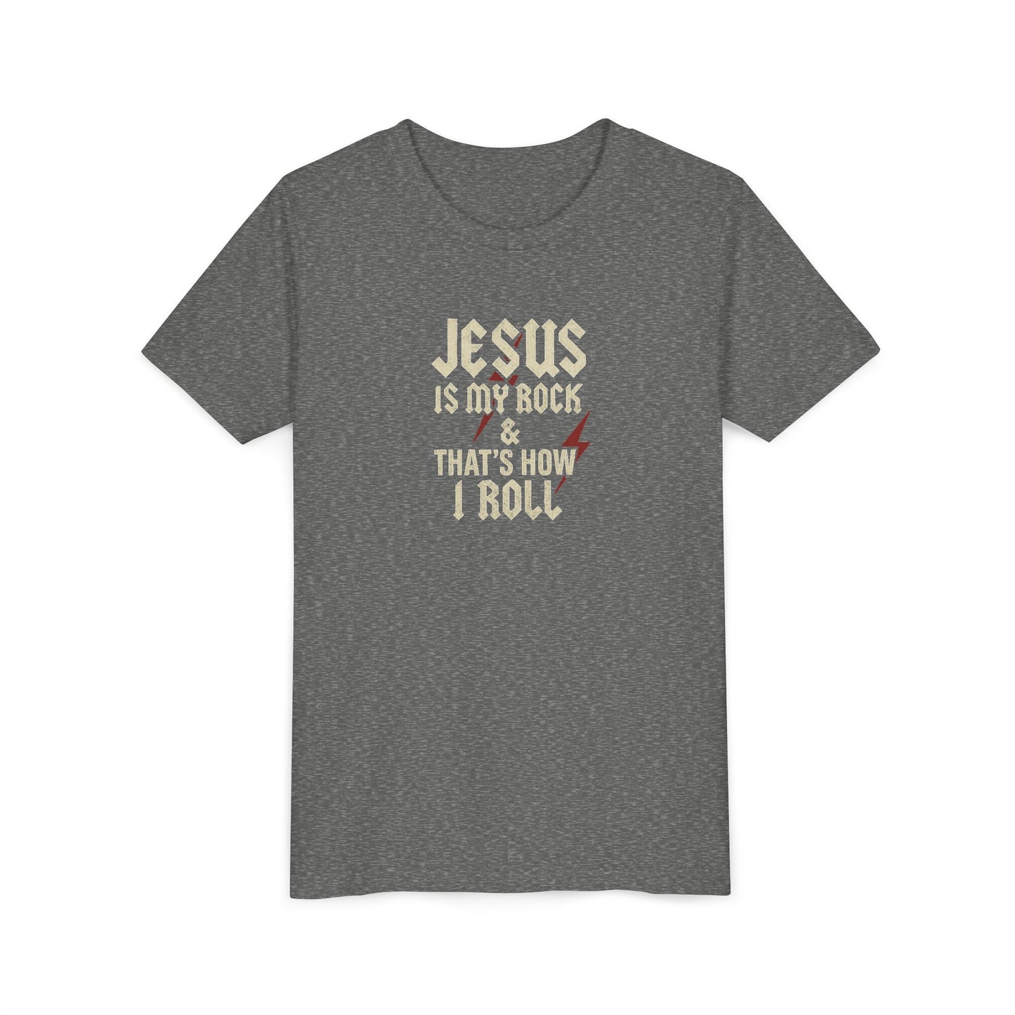 Jesus Is My Rock Youth Tee