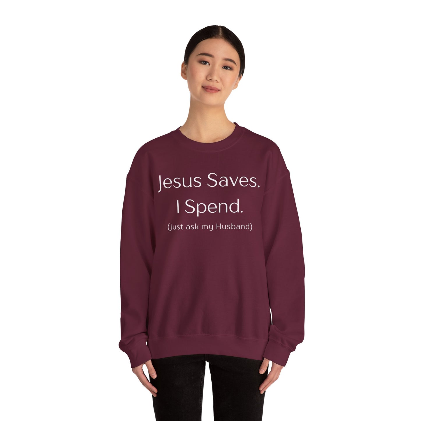 Jesus Saves Crewneck Sweatshirt