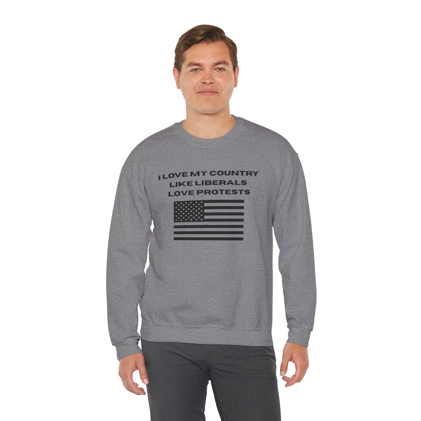 I Love My Country Crewneck Sweatshirt