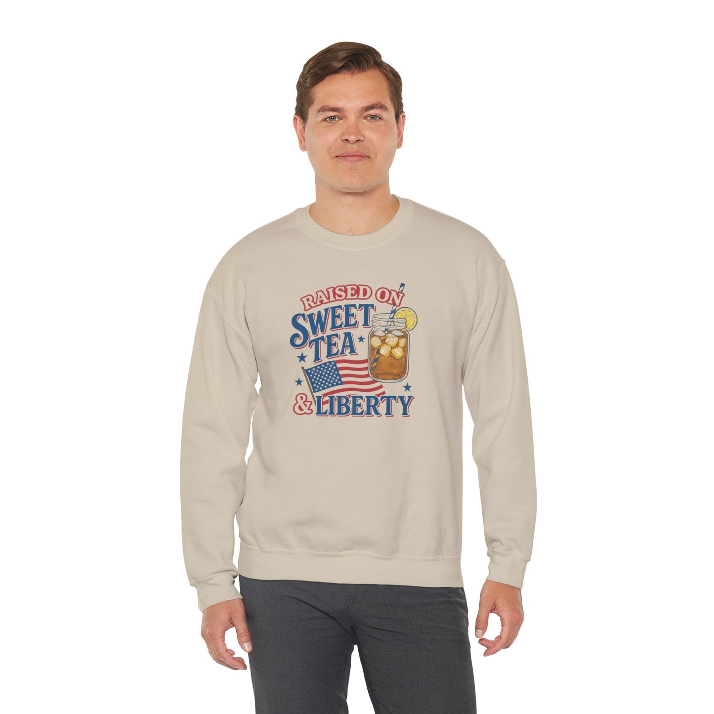 Sweet Tea & Liberty Crewneck Sweatshirt