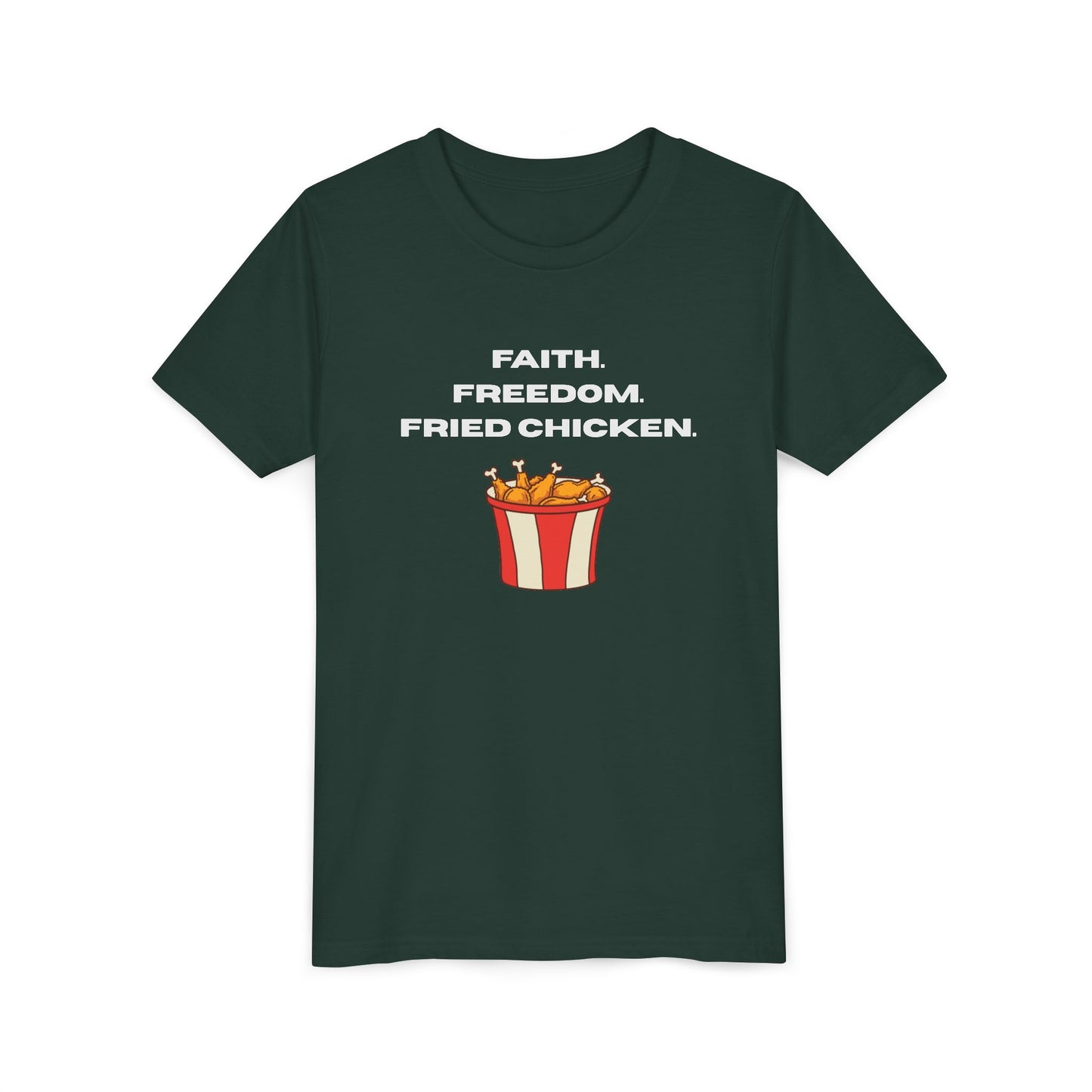 Faith, Freedom, Fried Chicken Youth Tee