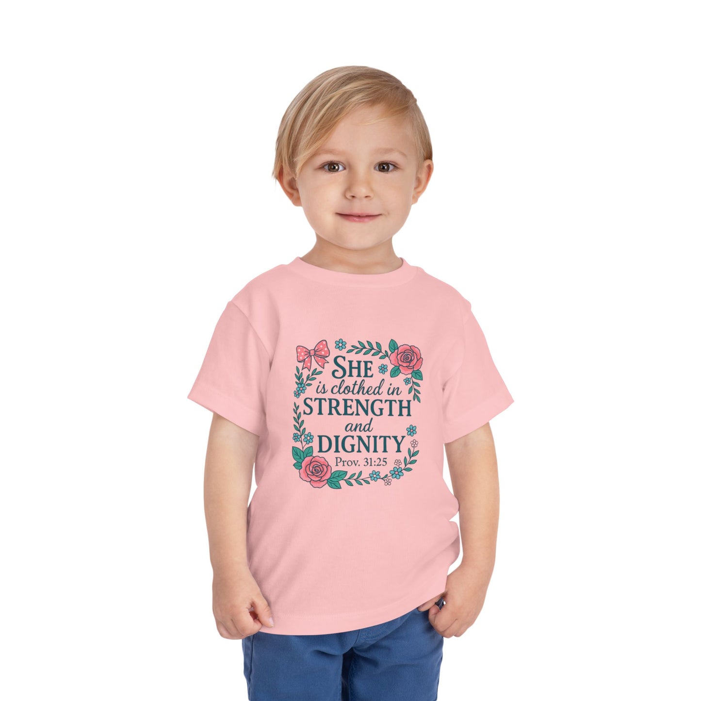 Proverbs 31:25 Toddler Tee