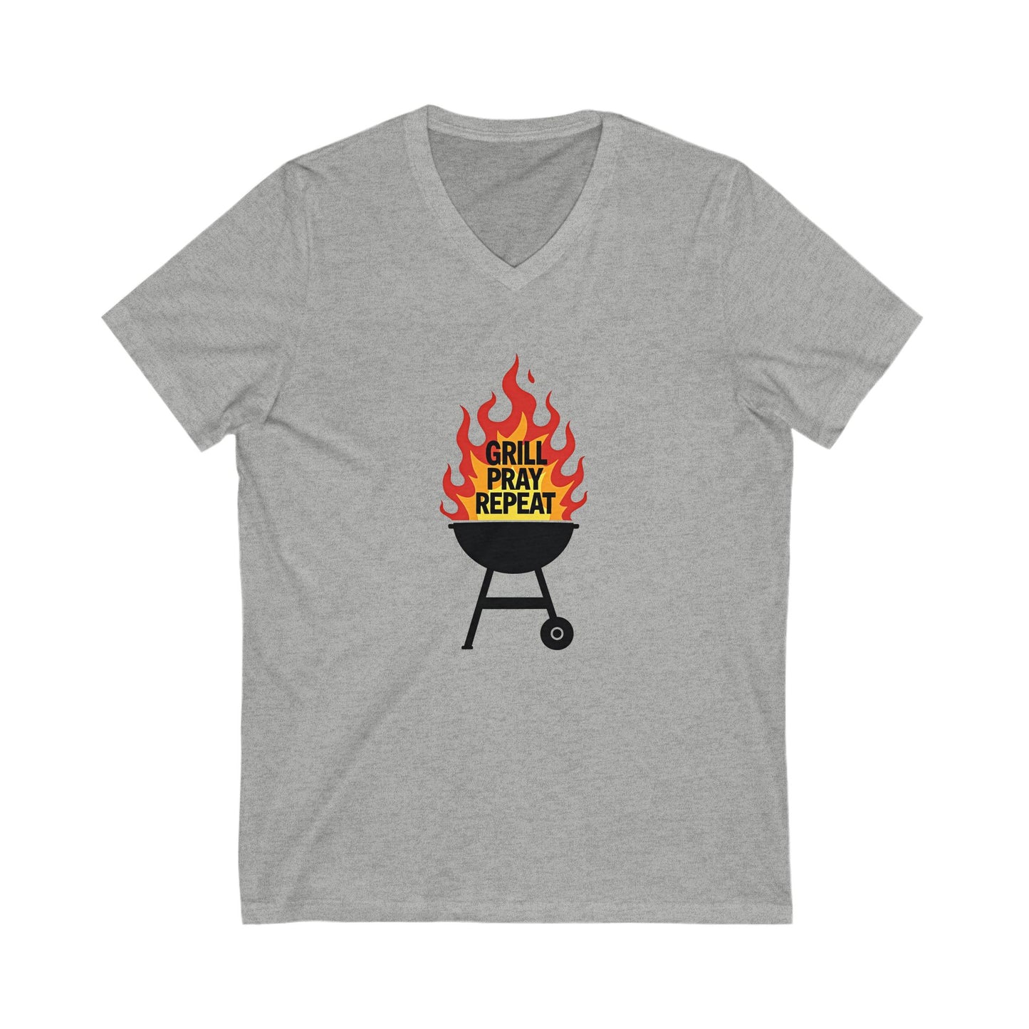 Grill Pray Repeat V-Neck