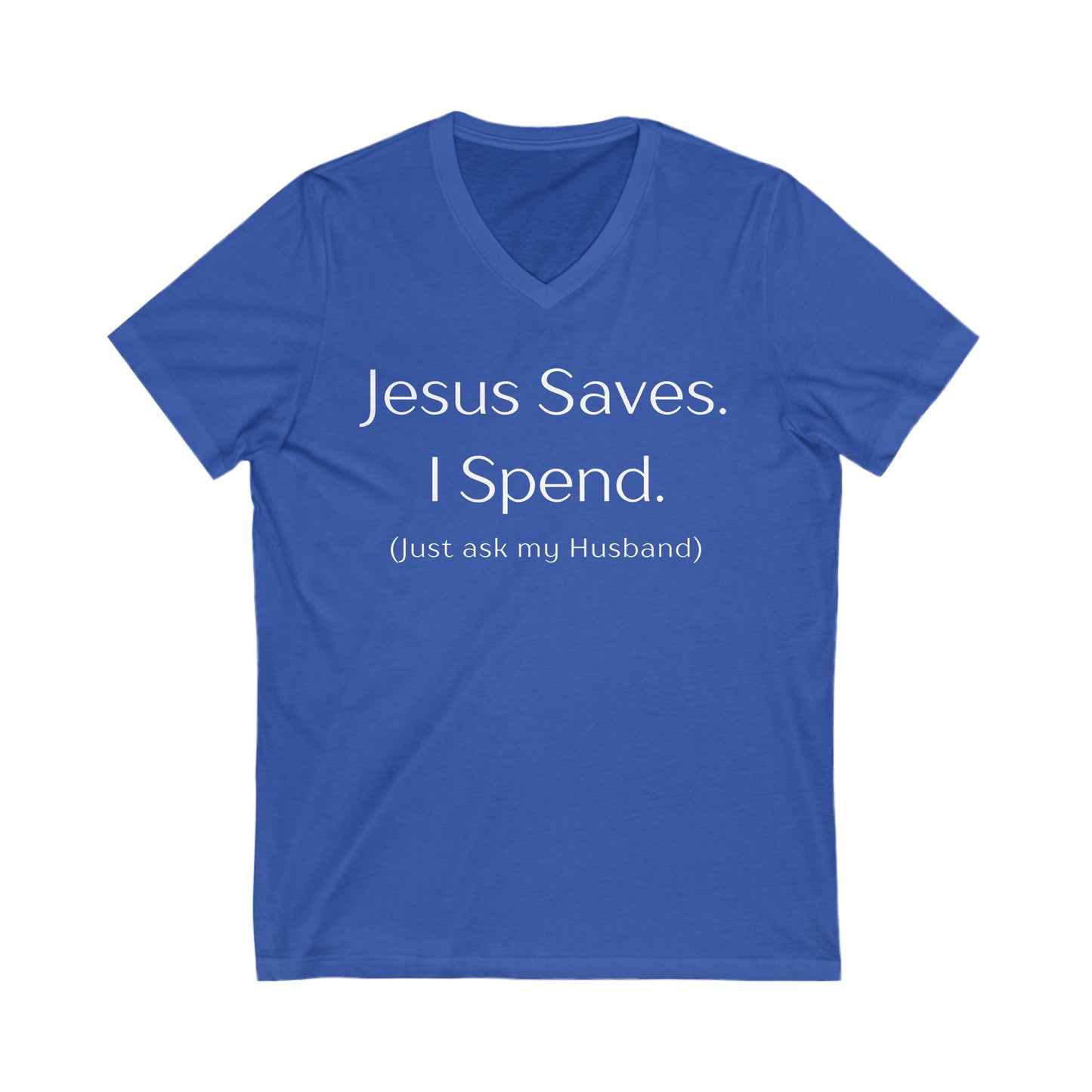 Jesus Saves V-Neck
