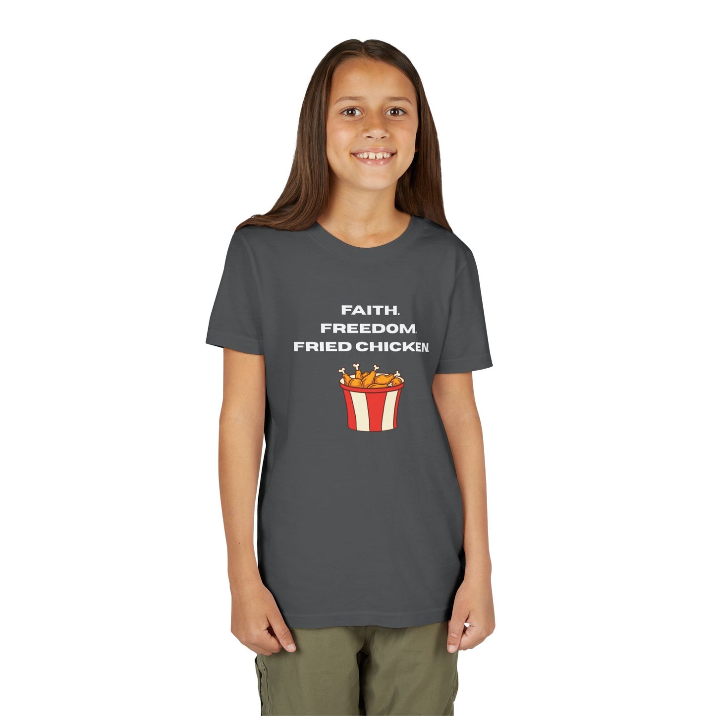 Faith, Freedom, Fried Chicken Youth Tee