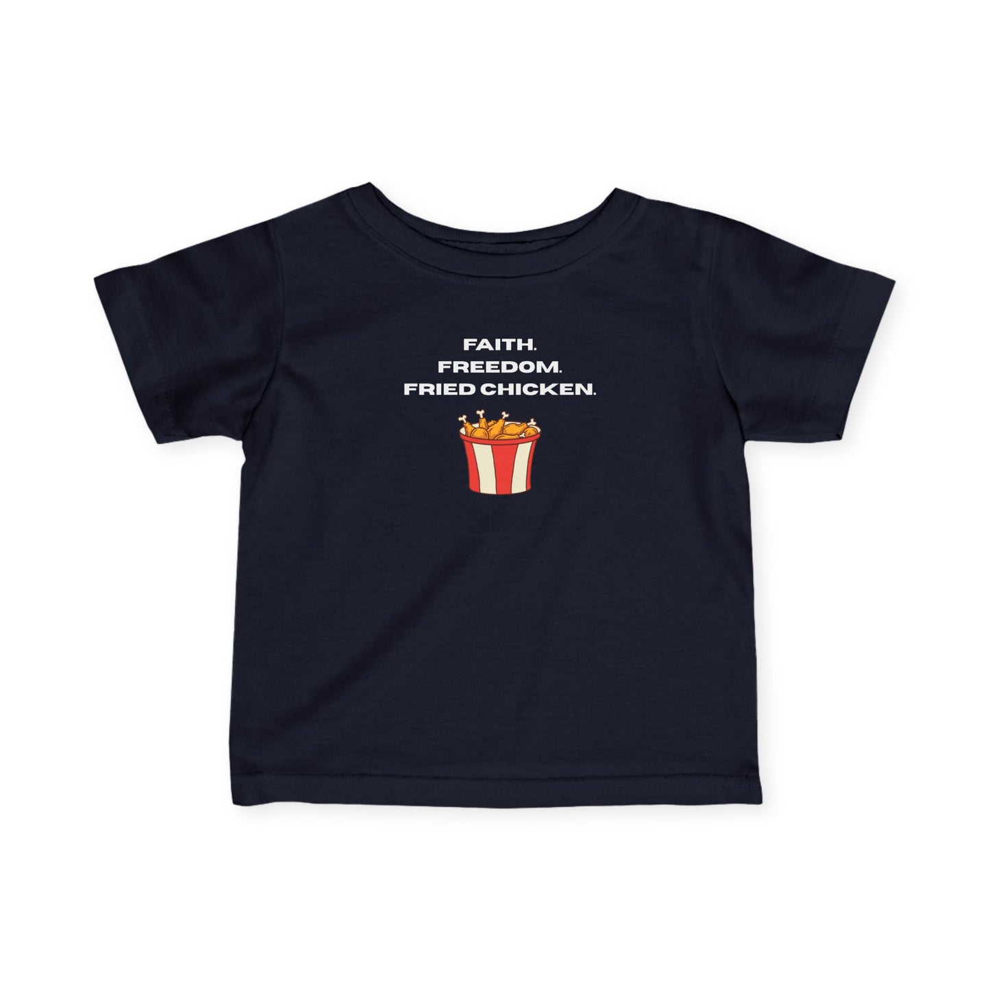 Faith, Freedom, Fried Chicken Baby Tee