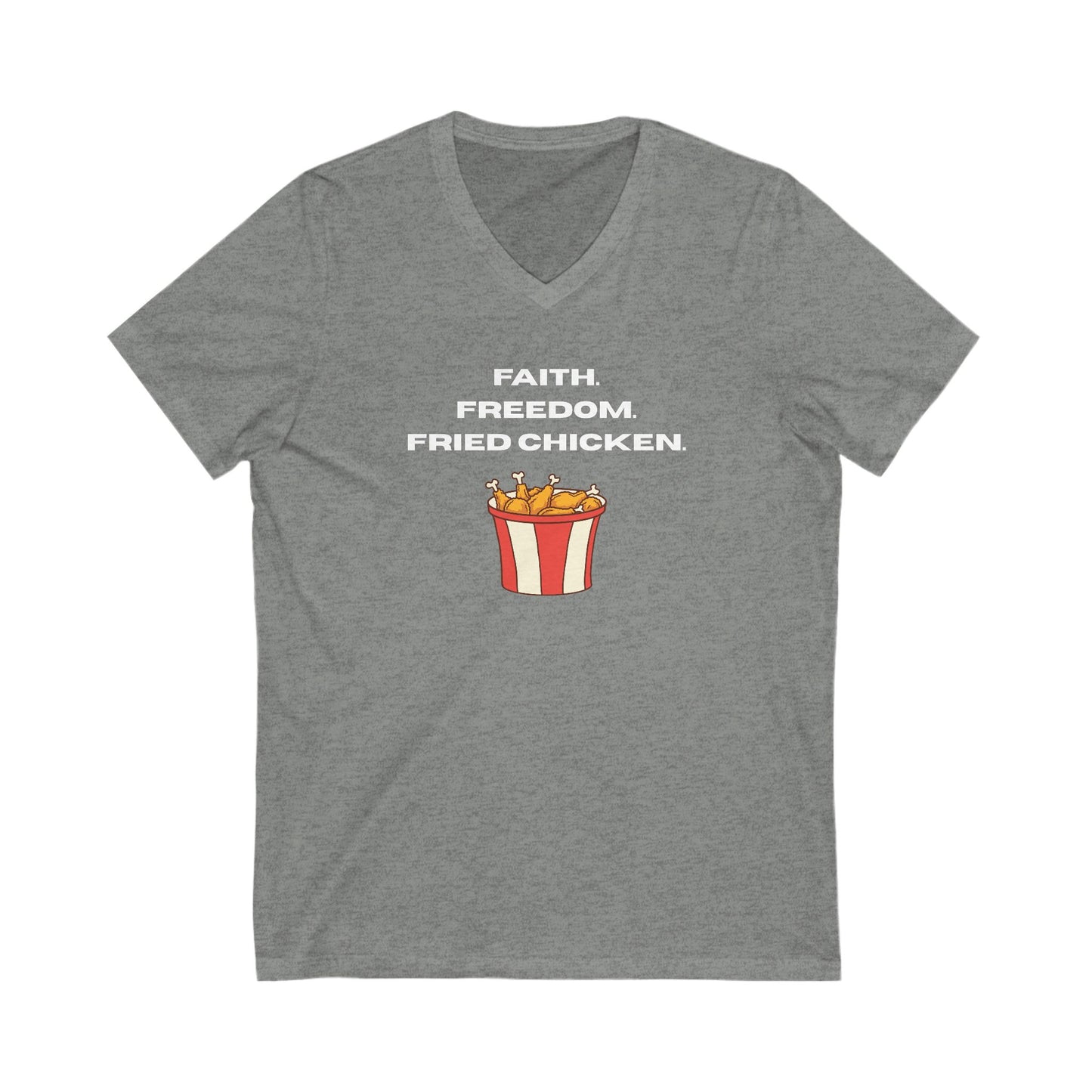 Faith, Freedom, Fried Chicken V-Neck