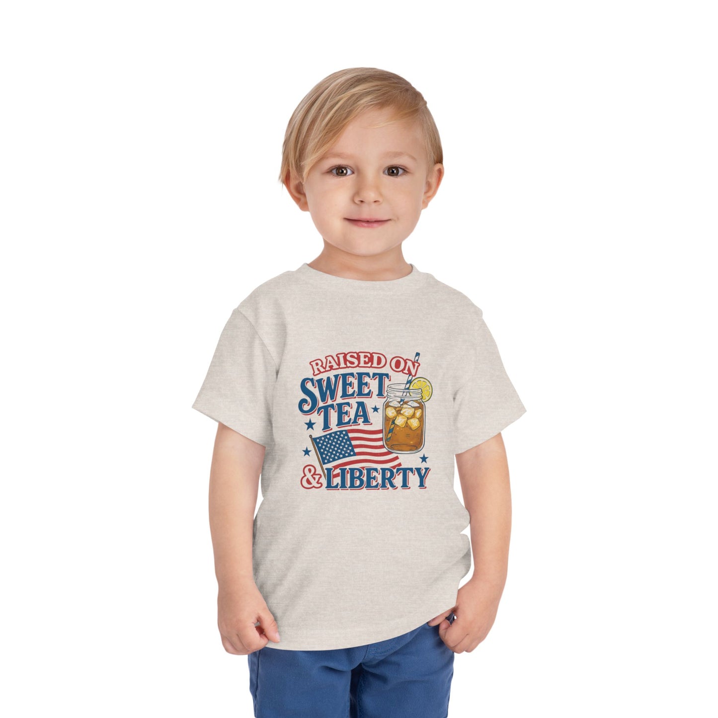 Sweet Tea & Liberty Toddler Tee