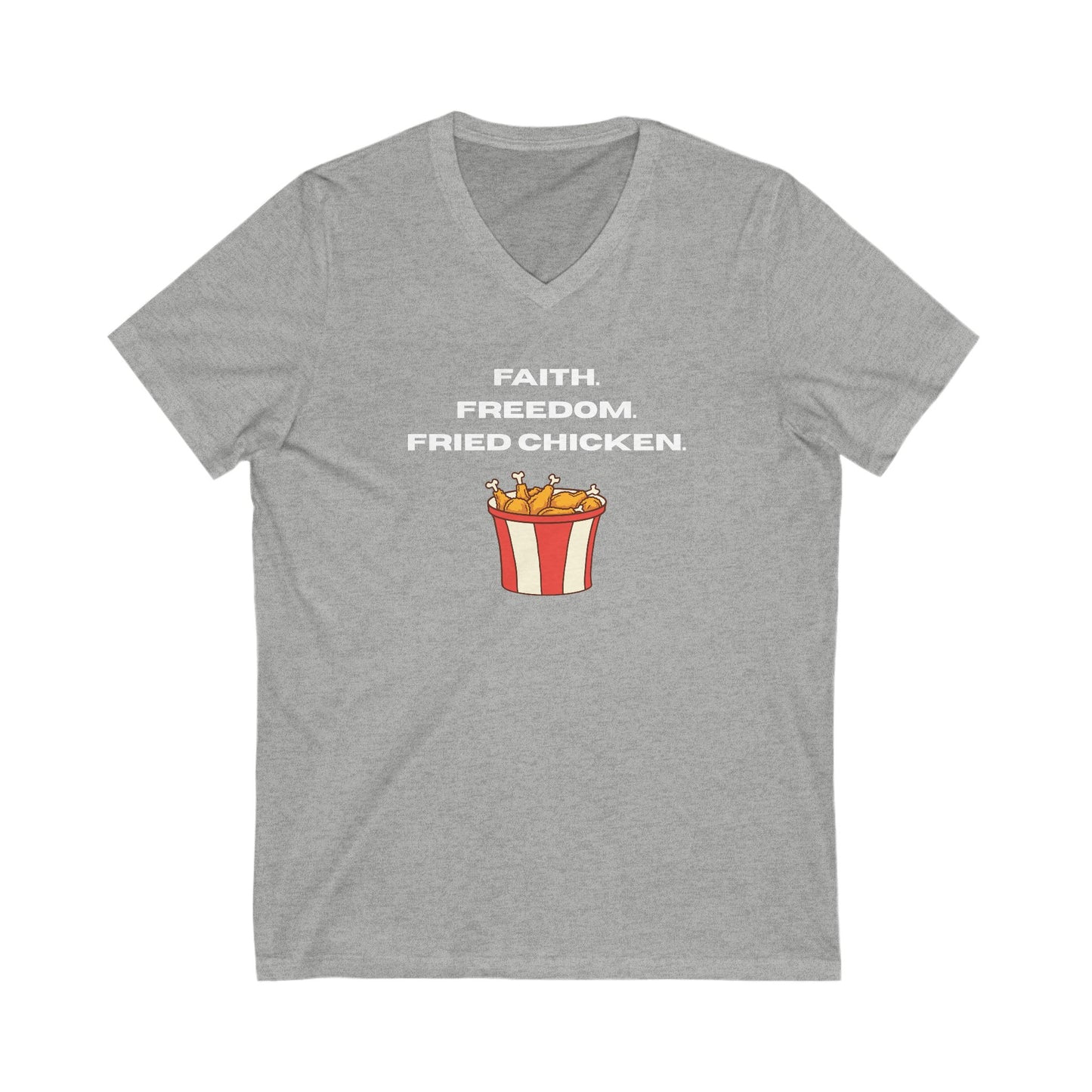 Faith, Freedom, Fried Chicken V-Neck
