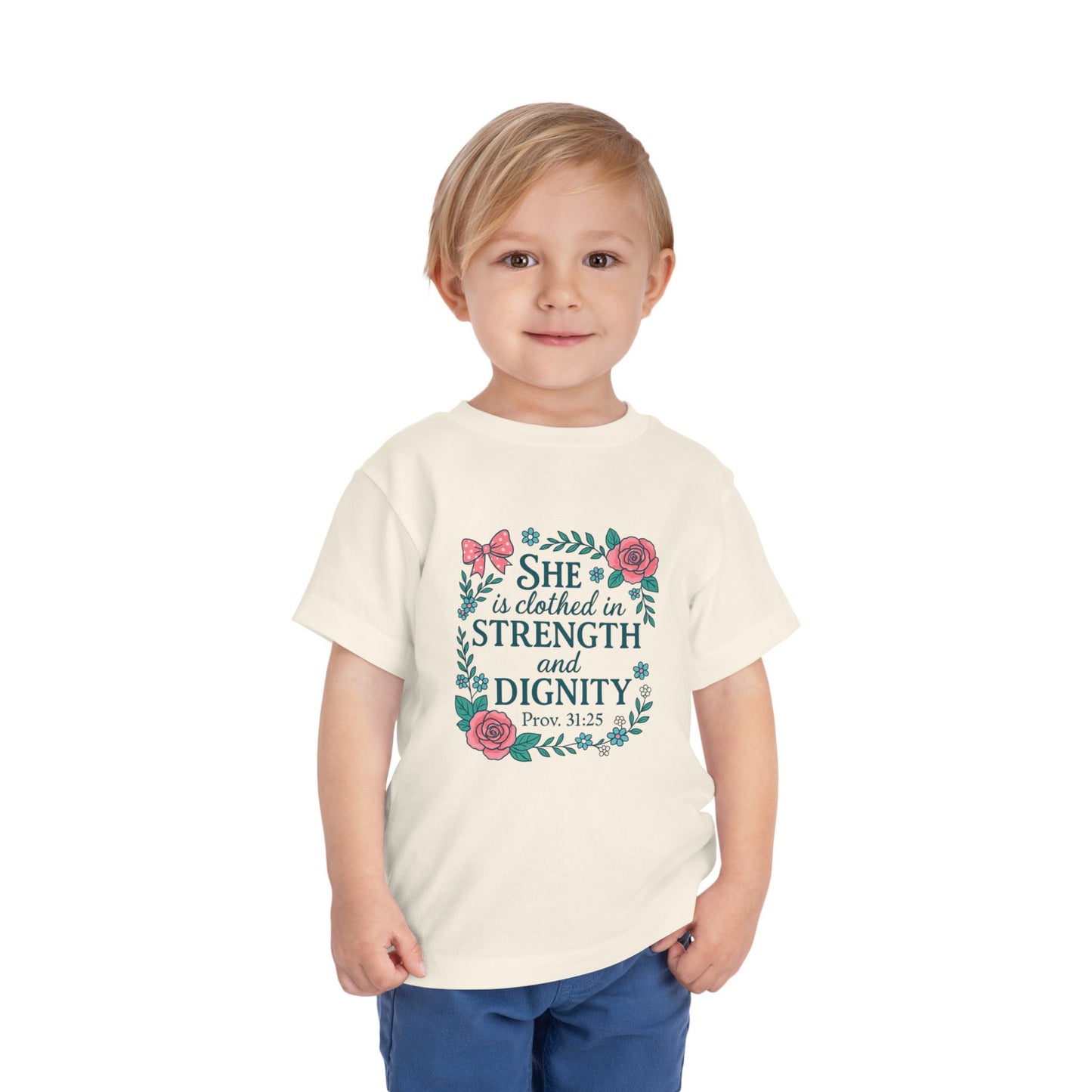 Proverbs 31:25 Toddler Tee